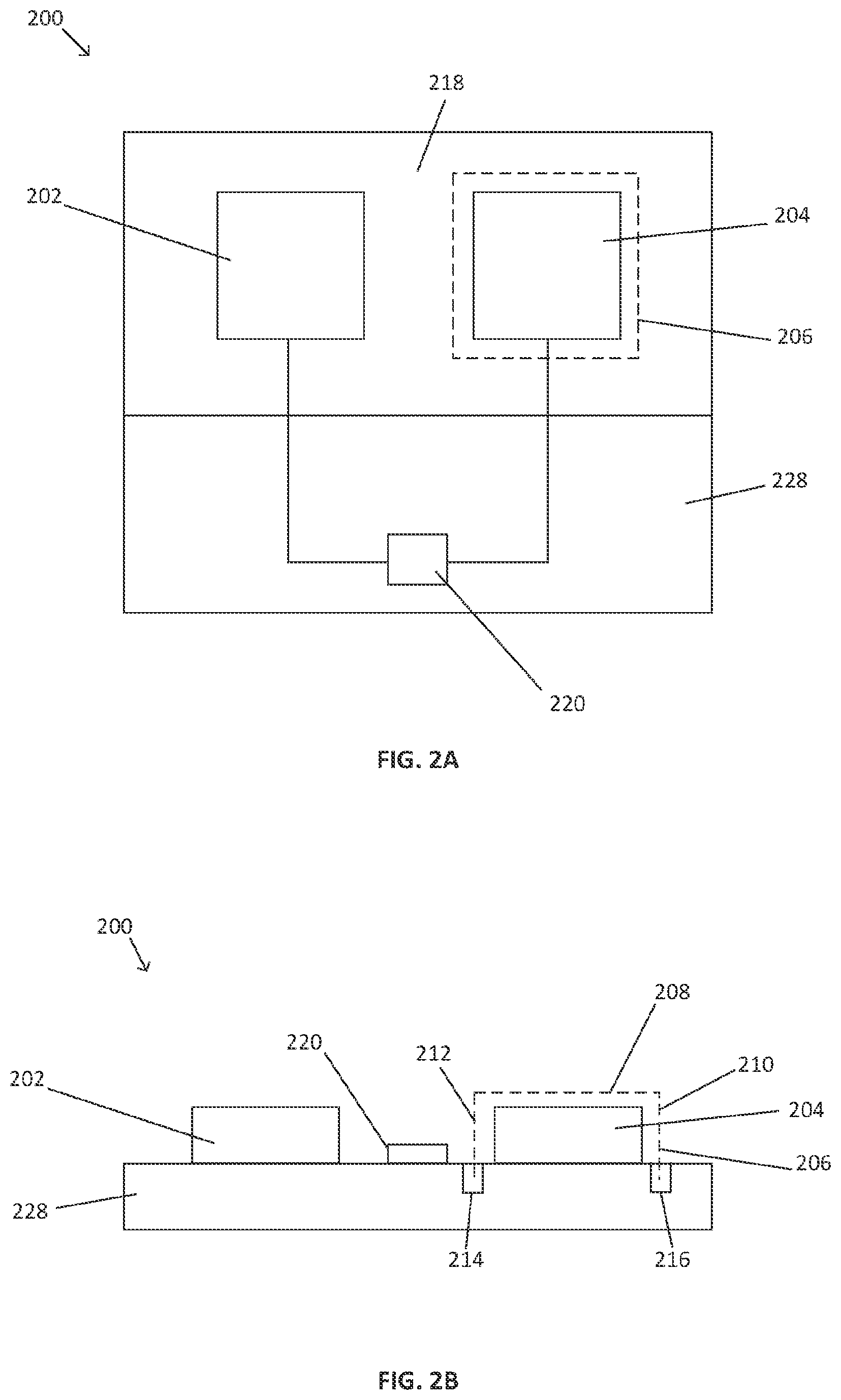 Patent US12326360 Figure 2 – Sensing system for the detection of electromagnetic radiation on an electronic device