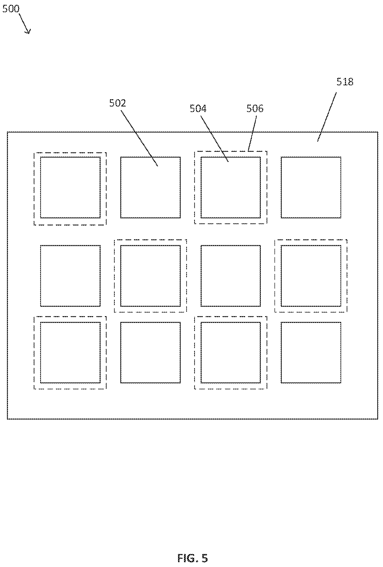 Patent US12326360 Figure 5 – Sensing system for the detection of electromagnetic radiation on an electronic device