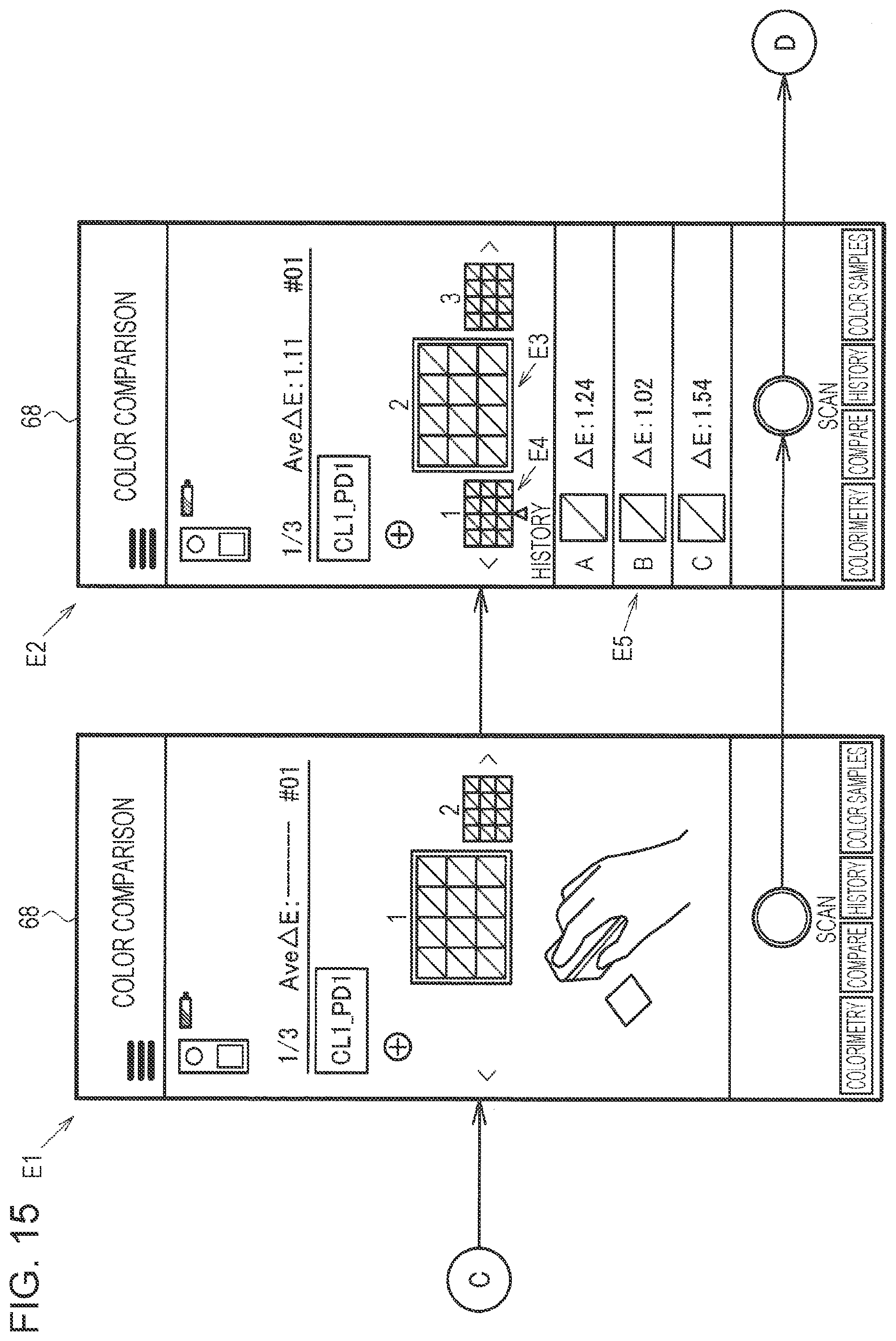 Patent US12326368 Figure 14 – Colorimetric system, colorimetric device, colorimetric method, and non-transitory computer-readable storage medium storing program