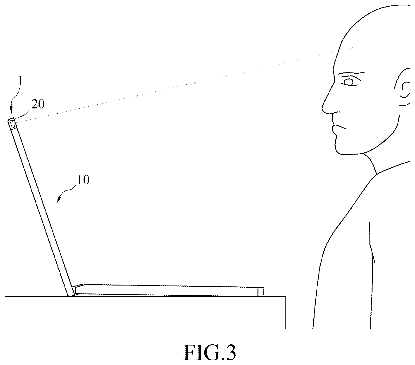 Patent US12326369 Figure 3 – Temperature sensing module and electronic device having the same