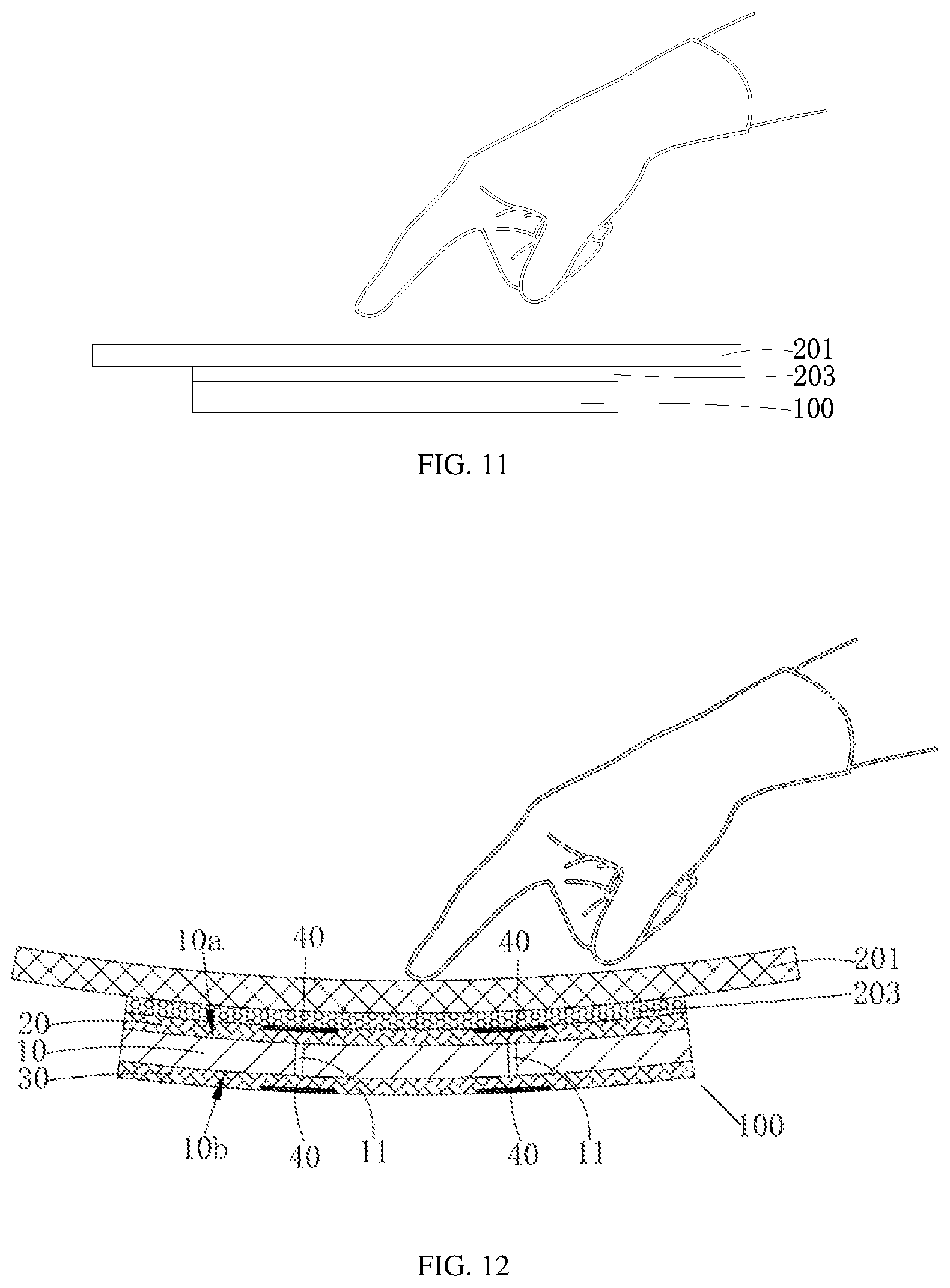 Patent US12326375 Figure 6 – Pressure-sensitive structure and electronic device