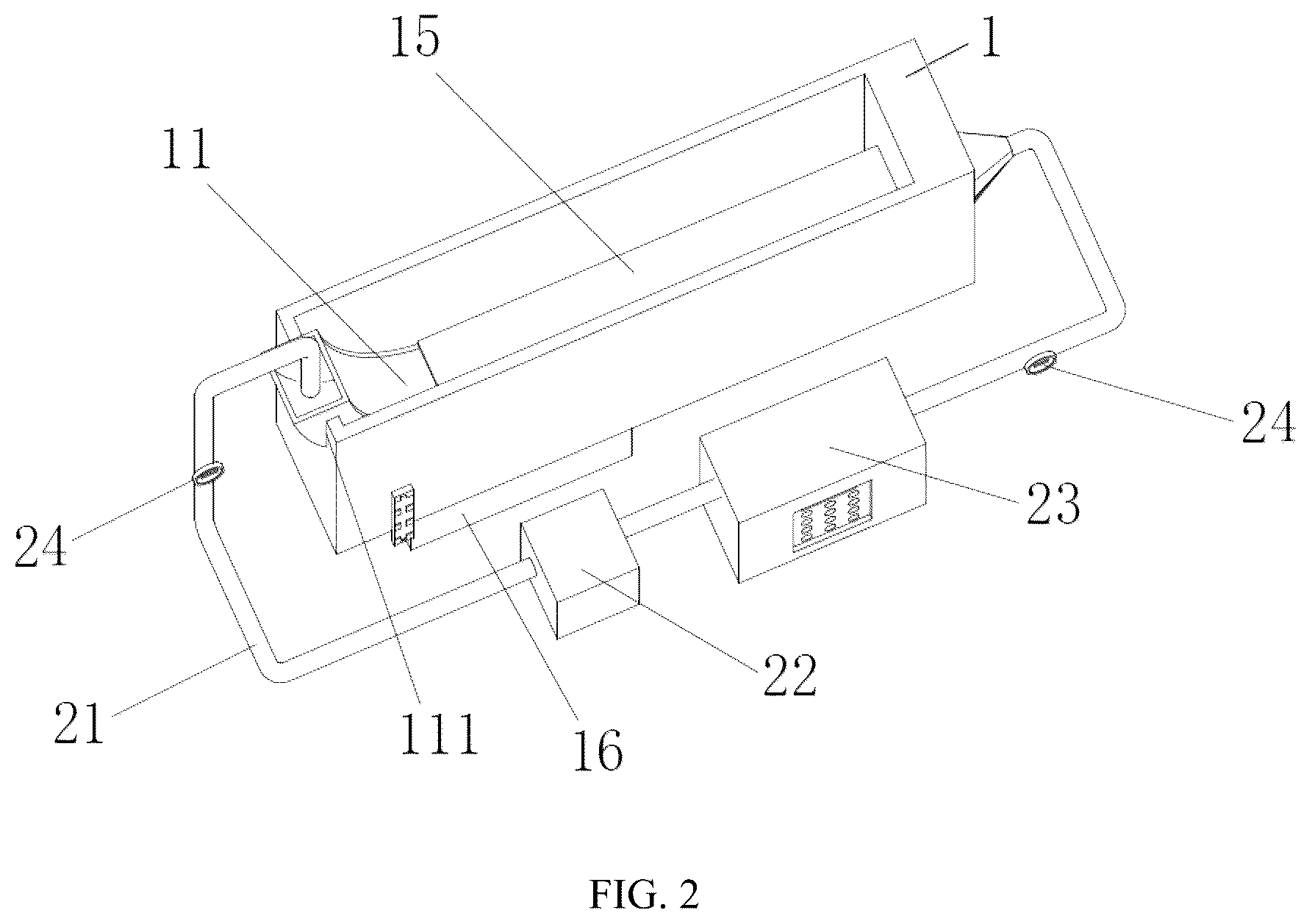 Patent US12326383 Figure 2 – Apparatus and method for leaching toxic substances from inorganic binder-stabilized solid waste materials