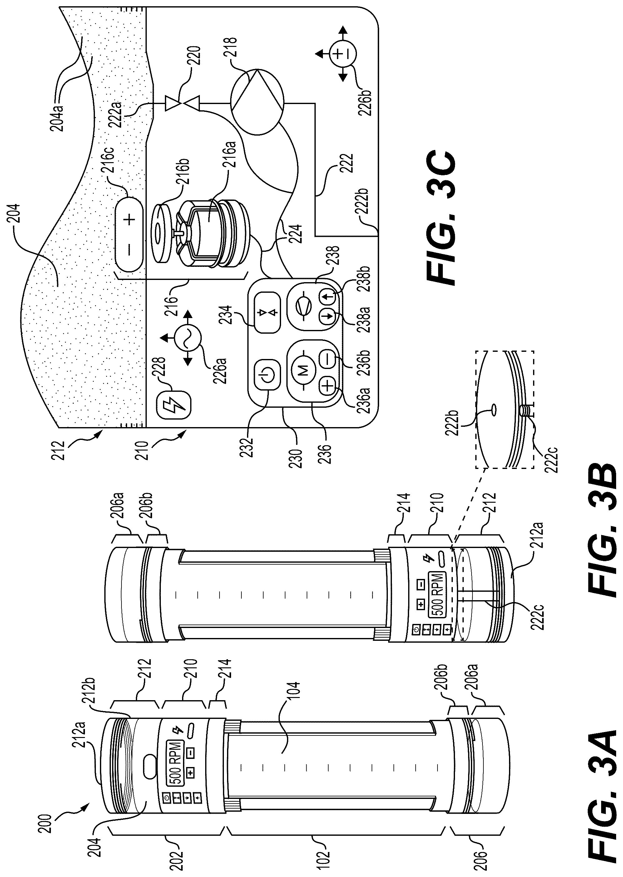 Patent US12326384 Figure 4 – Sample tube for system of observing soil samples
