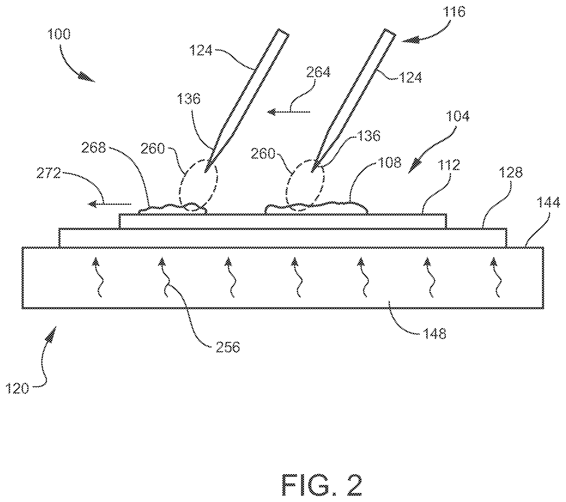 Patent US12326387 Figure 2 – Deparaffinization of tissue by electric field generation and ionization