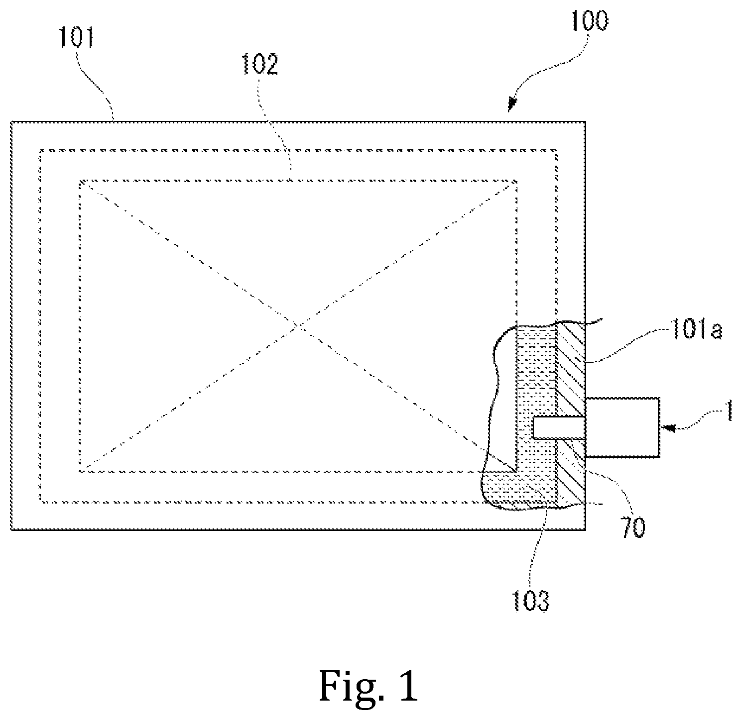 Patent US12326388 Figure 1 – Abnormality detecting device
