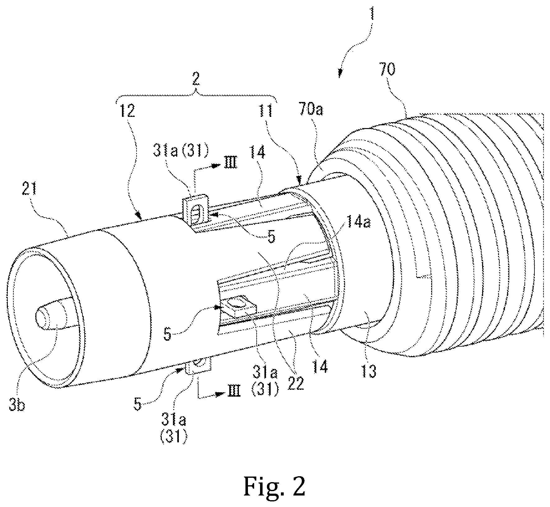 Patent US12326388 Figure 2 – Abnormality detecting device