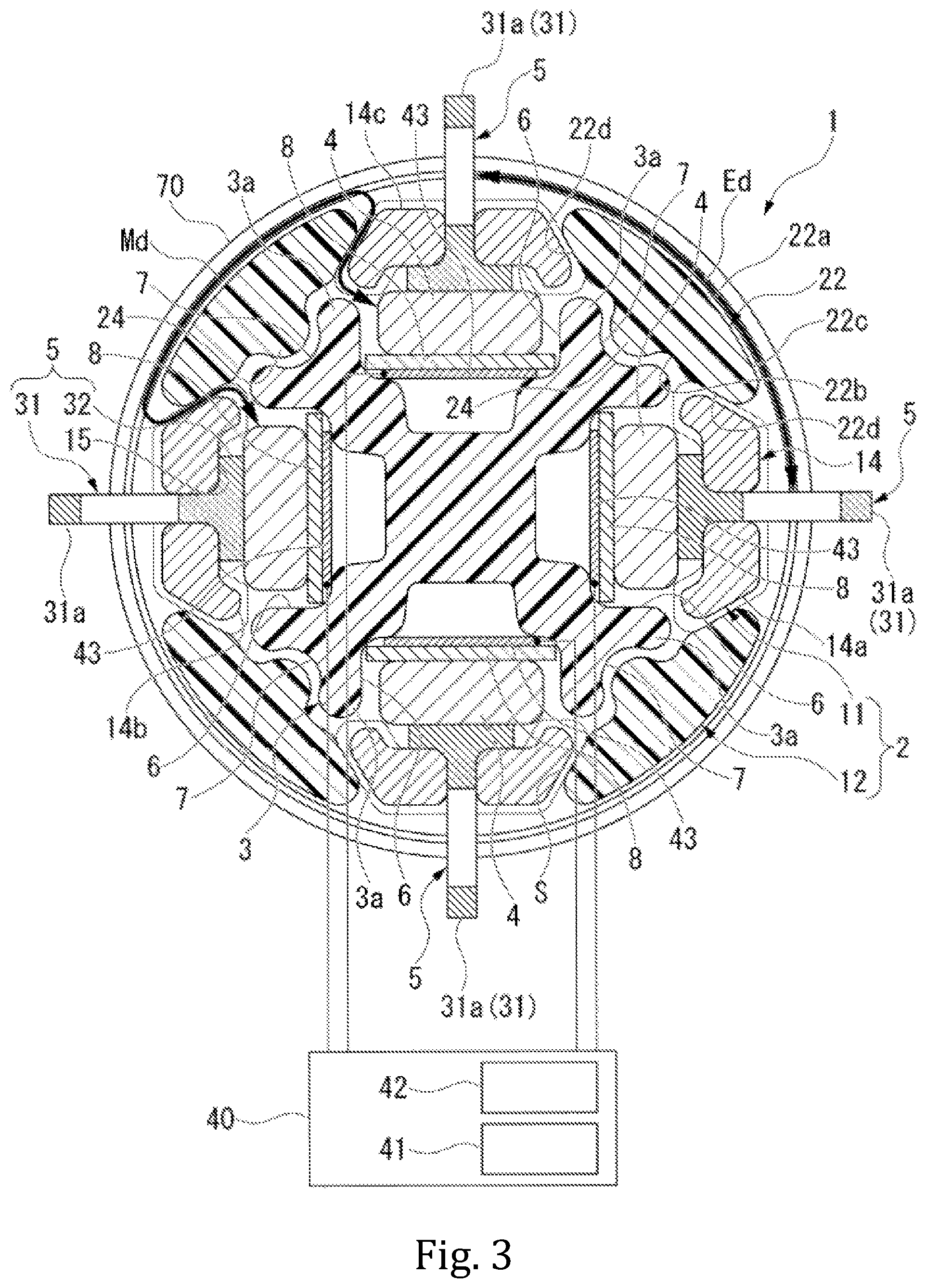 Patent US12326388 Figure 3 – Abnormality detecting device