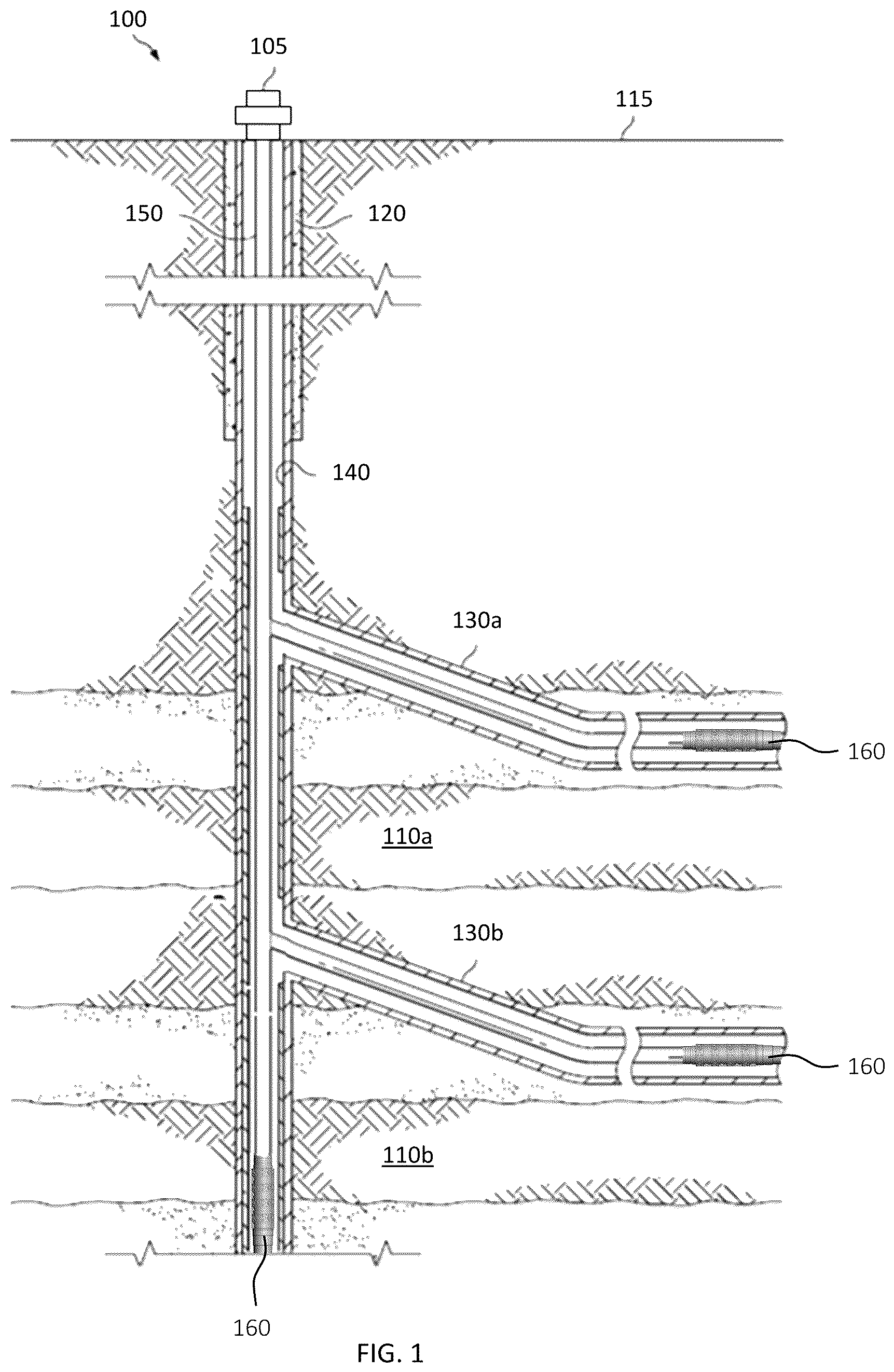 Patent US12326395 Figure 1 – Material test sub including one or more grooves or pockets for downhole environmental exposure