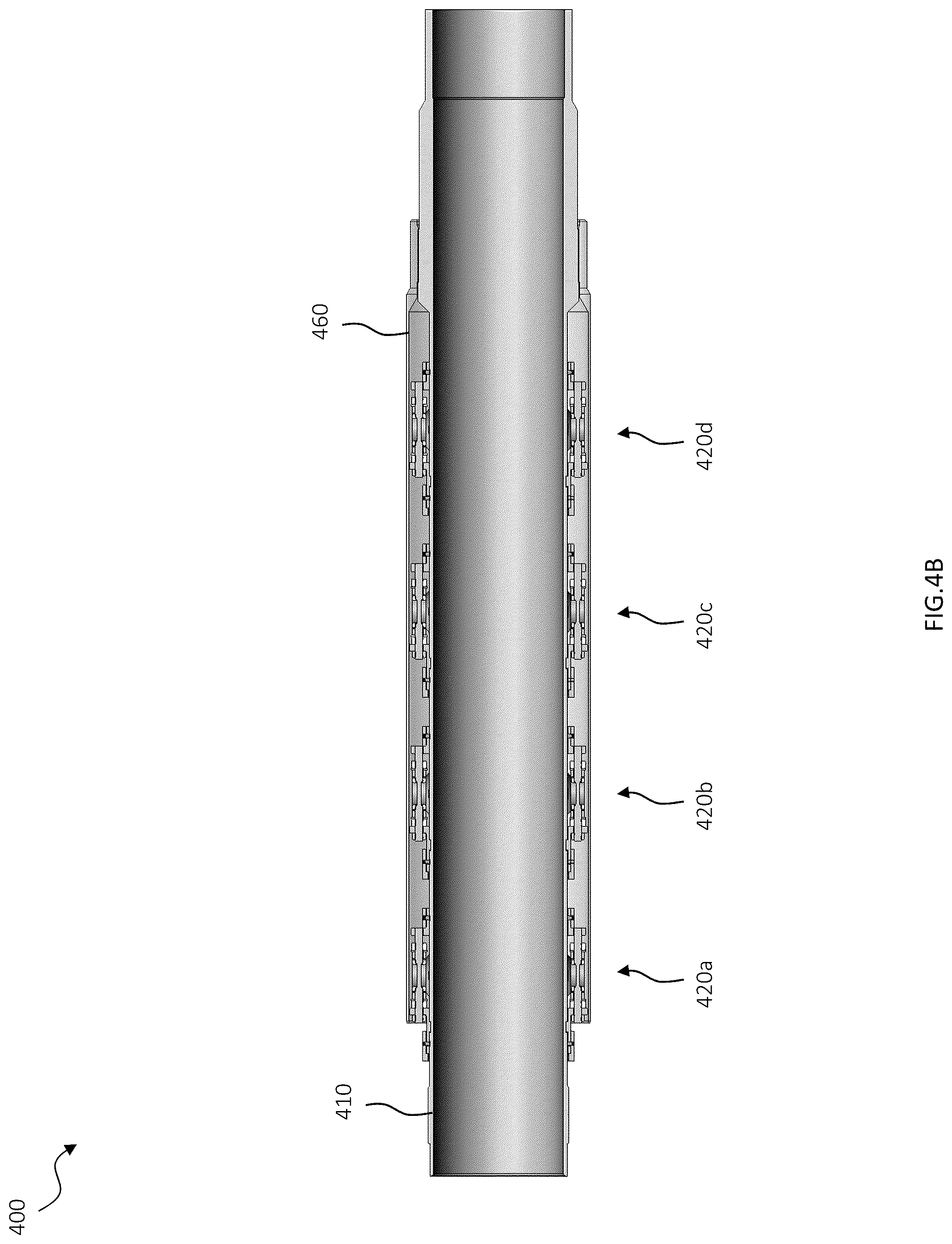 Patent US12326395 Figure 7 – Material test sub including one or more grooves or pockets for downhole environmental exposure
