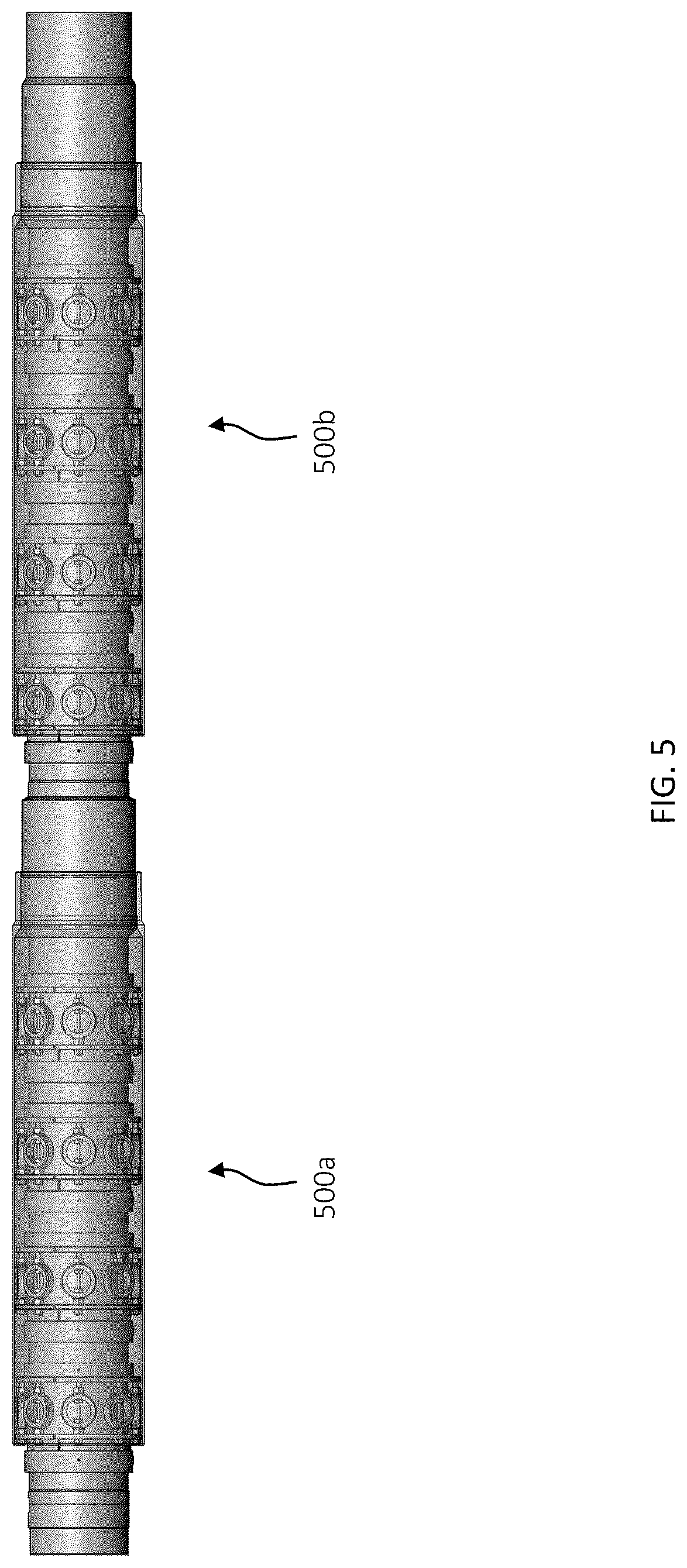 Patent US12326395 Figure 8 – Material test sub including one or more grooves or pockets for downhole environmental exposure