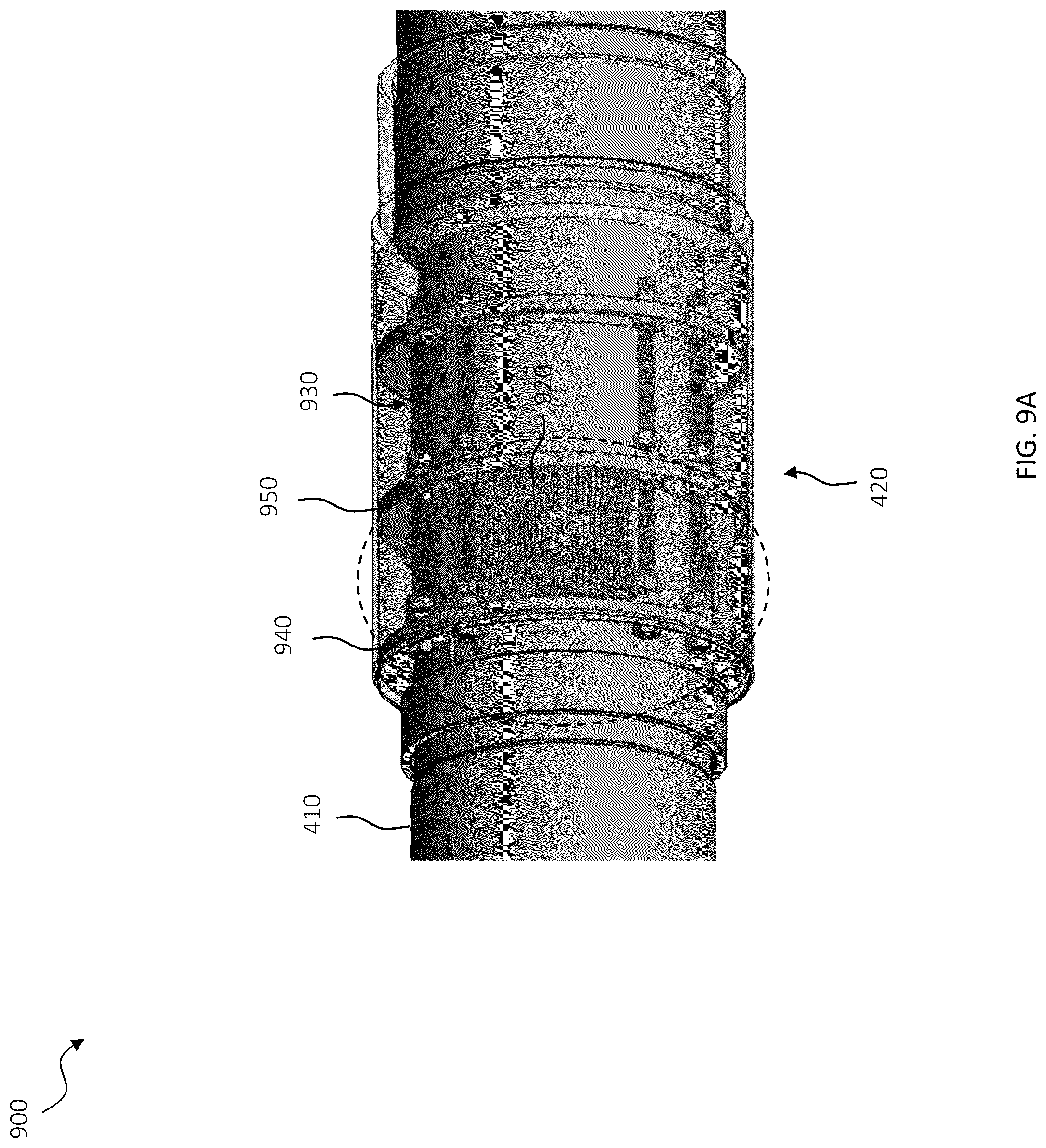 Patent US12326395 Figure 13 – Material test sub including one or more grooves or pockets for downhole environmental exposure