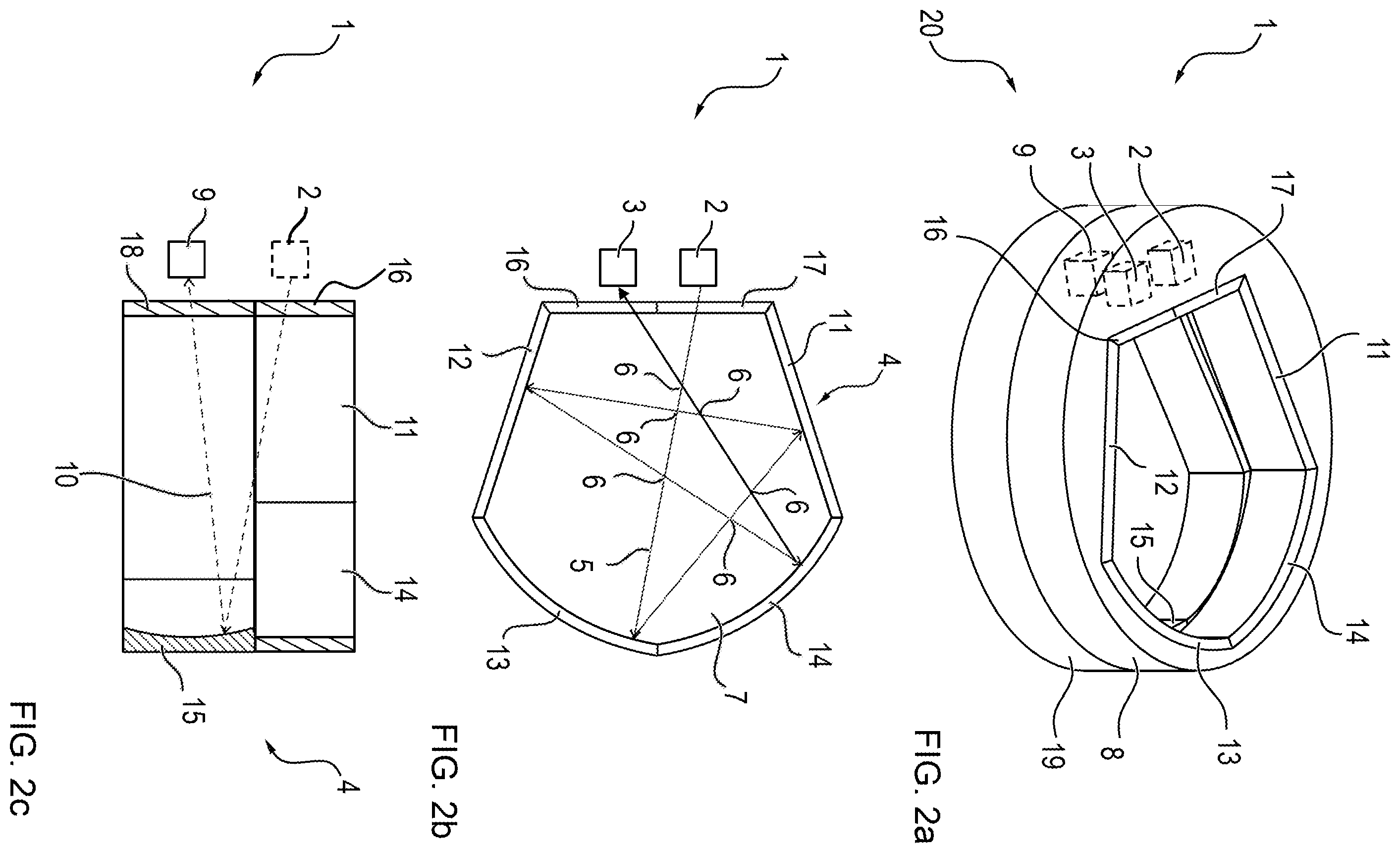 Patent US12326400 Figure 2 – Measuring device for measuring the absorption of gases