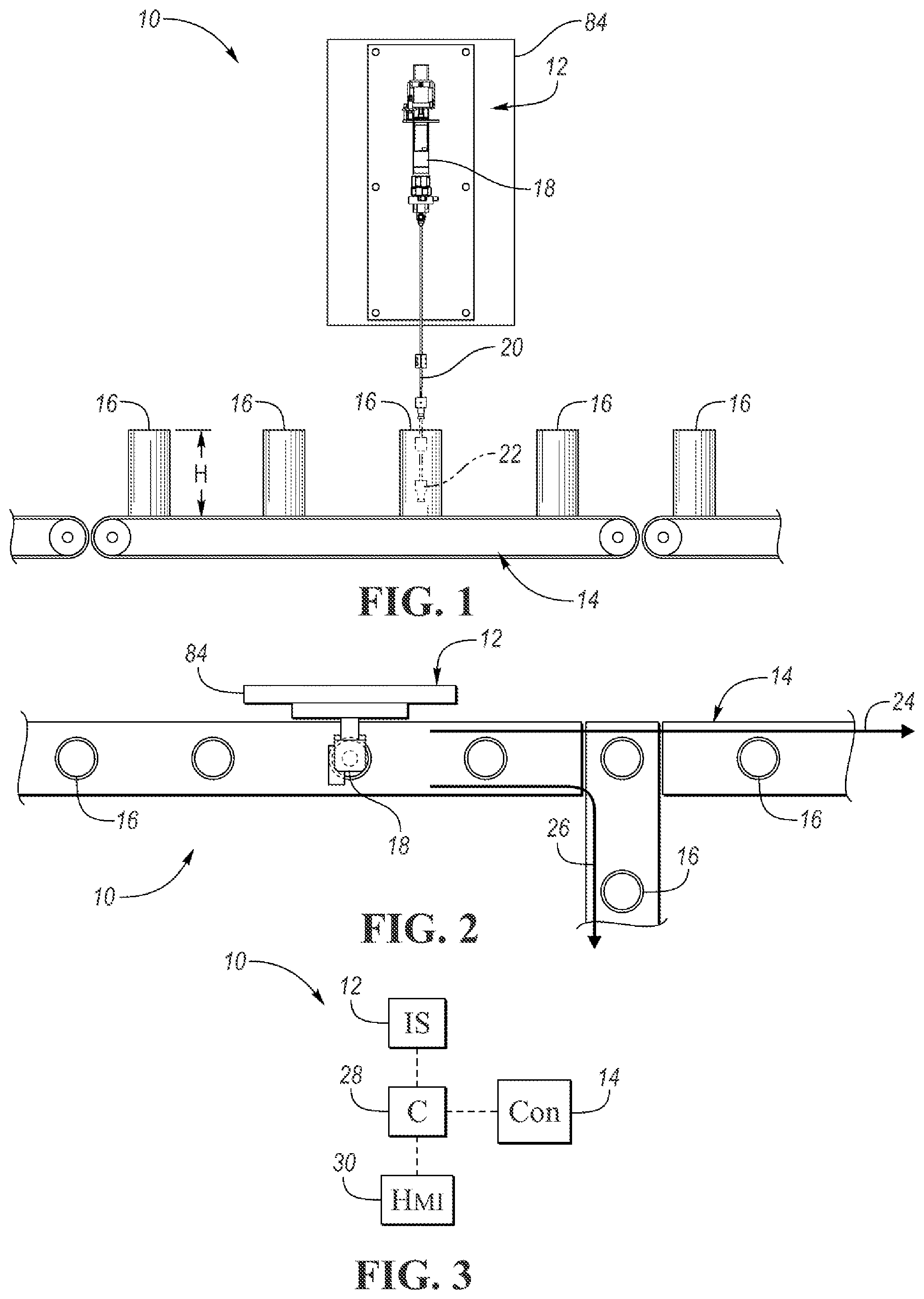 Patent US12326406 — Inspection system for manufactured components — Figure 1