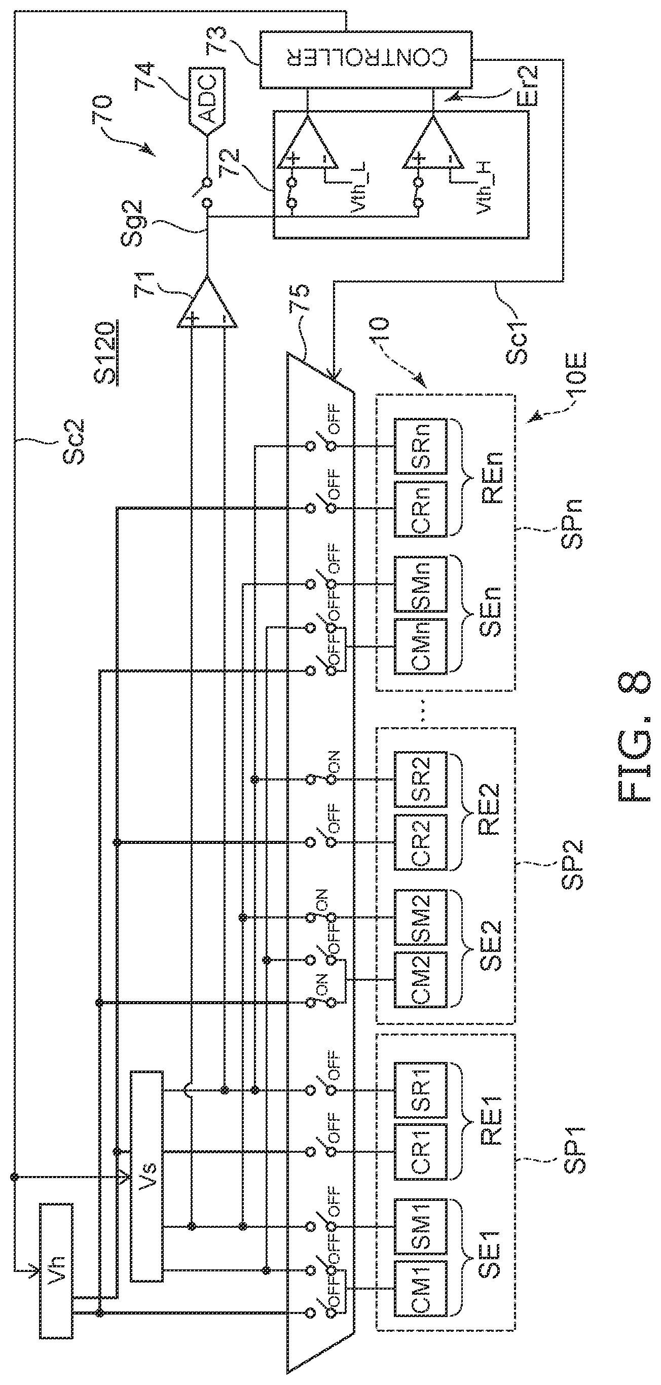 Patent US12326411 Figure 6 – Sensor and sensor system including multiple detection portions