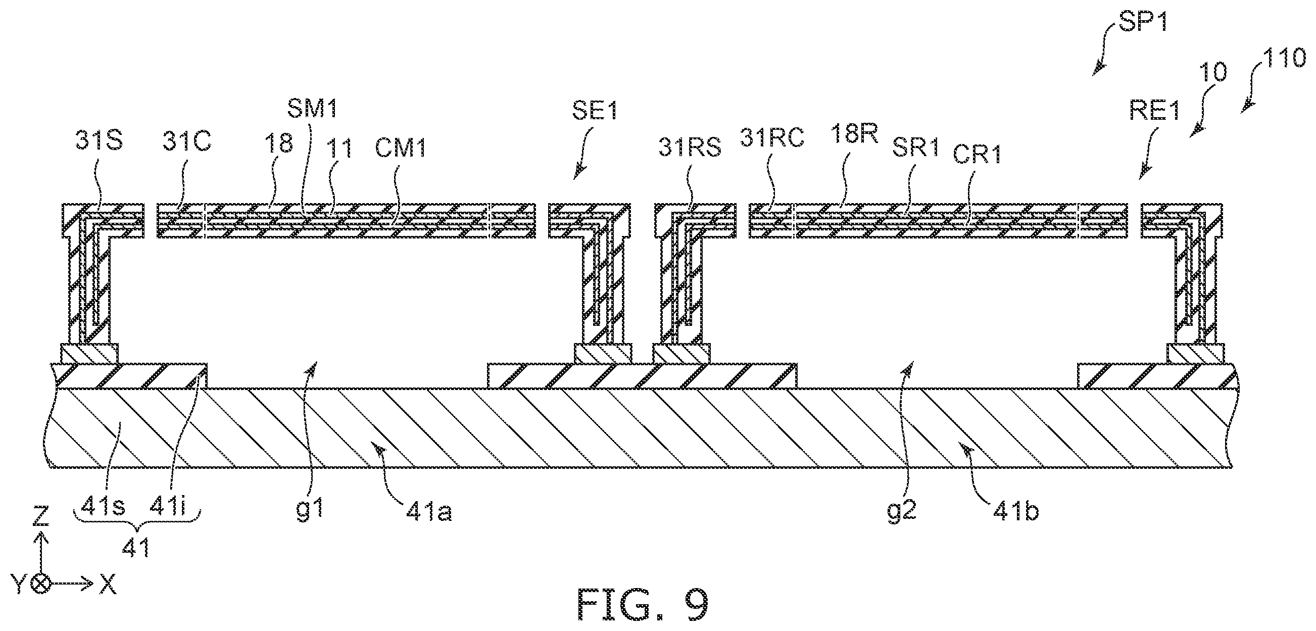 Patent US12326411 Figure 7 – Sensor and sensor system including multiple detection portions