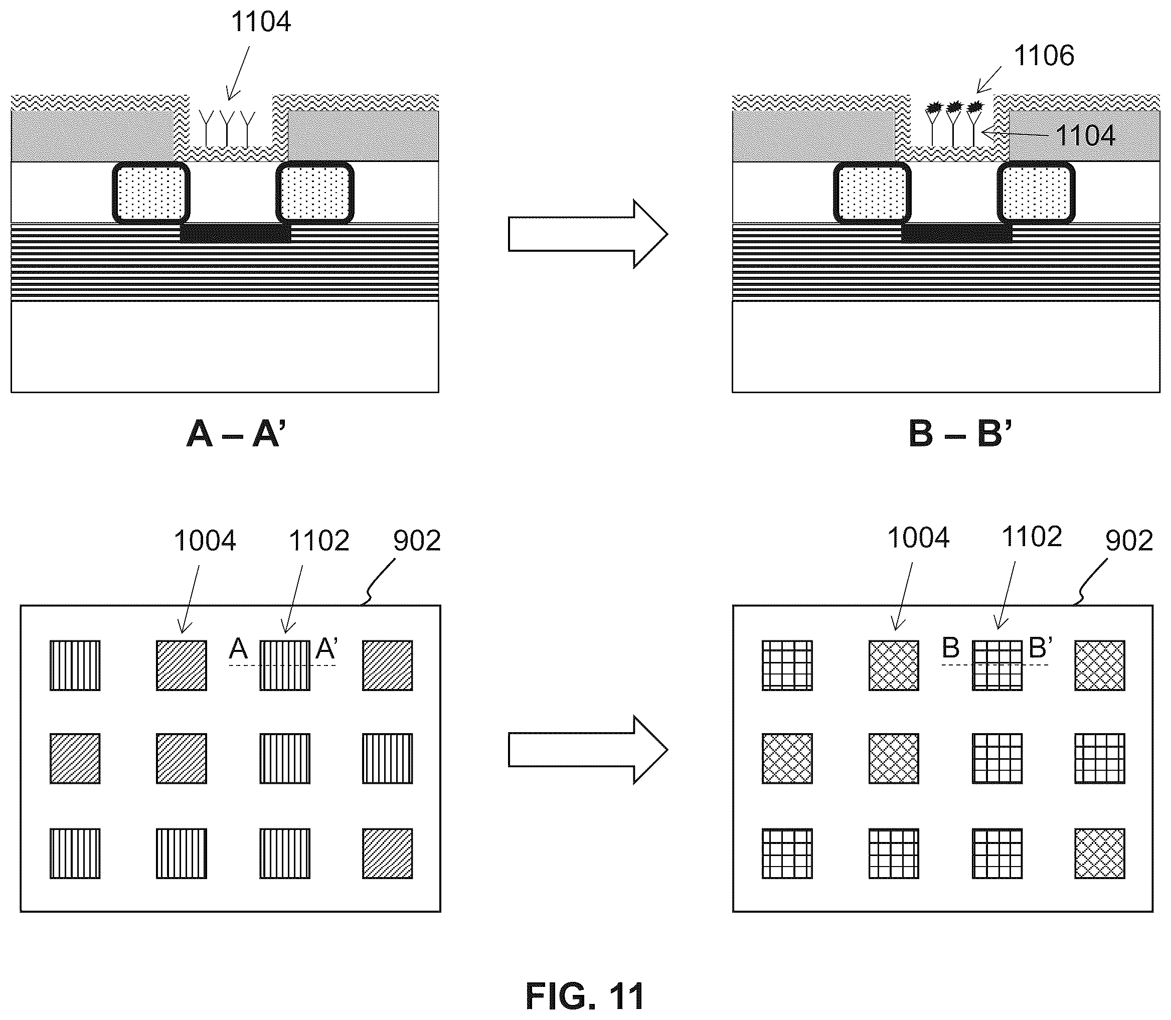 Patent US12326416 Figure 10 – Differential sensing with biofet sensors