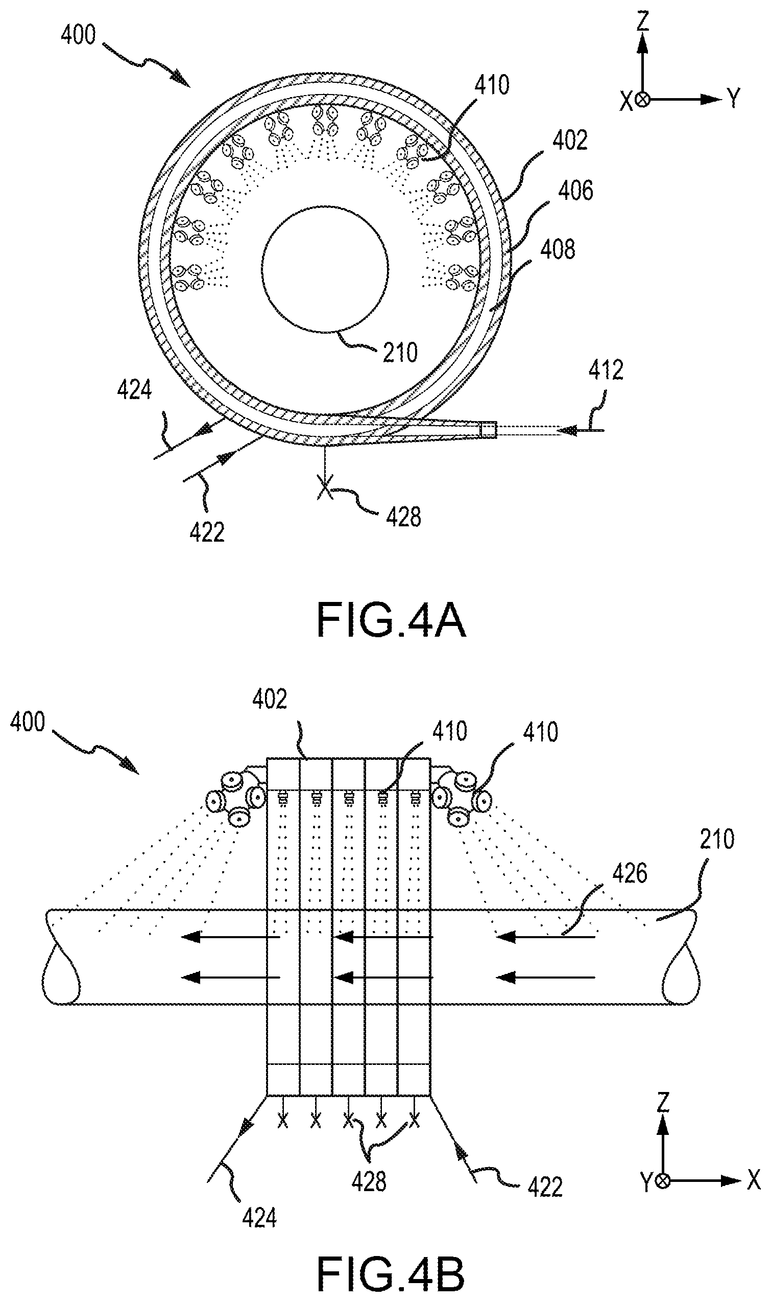 Patent US12326419 Figure 4 – Magnetic particle testing for an axle of an aircraft landing gear