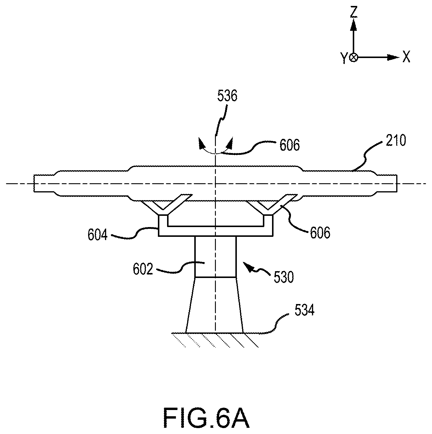 Patent US12326419 Figure 6 – Magnetic particle testing for an axle of an aircraft landing gear