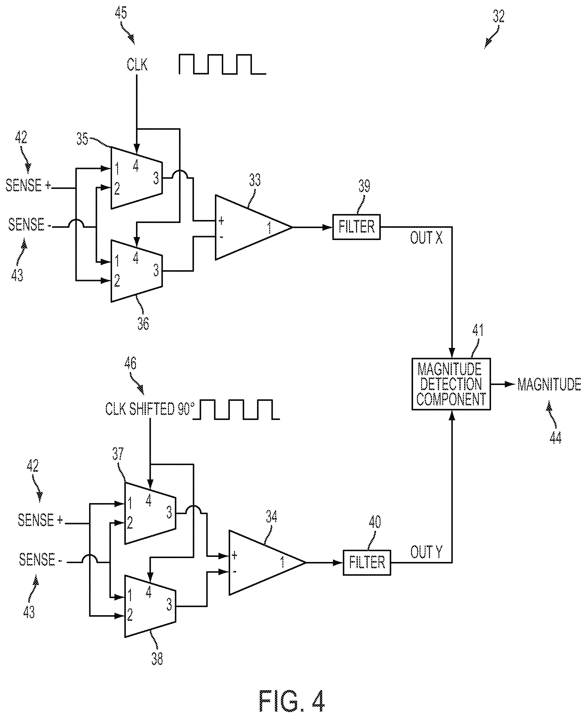 Patent US12326421 Figure 4 – System, method, and apparatus for detecting air in a fluid line using active rectification