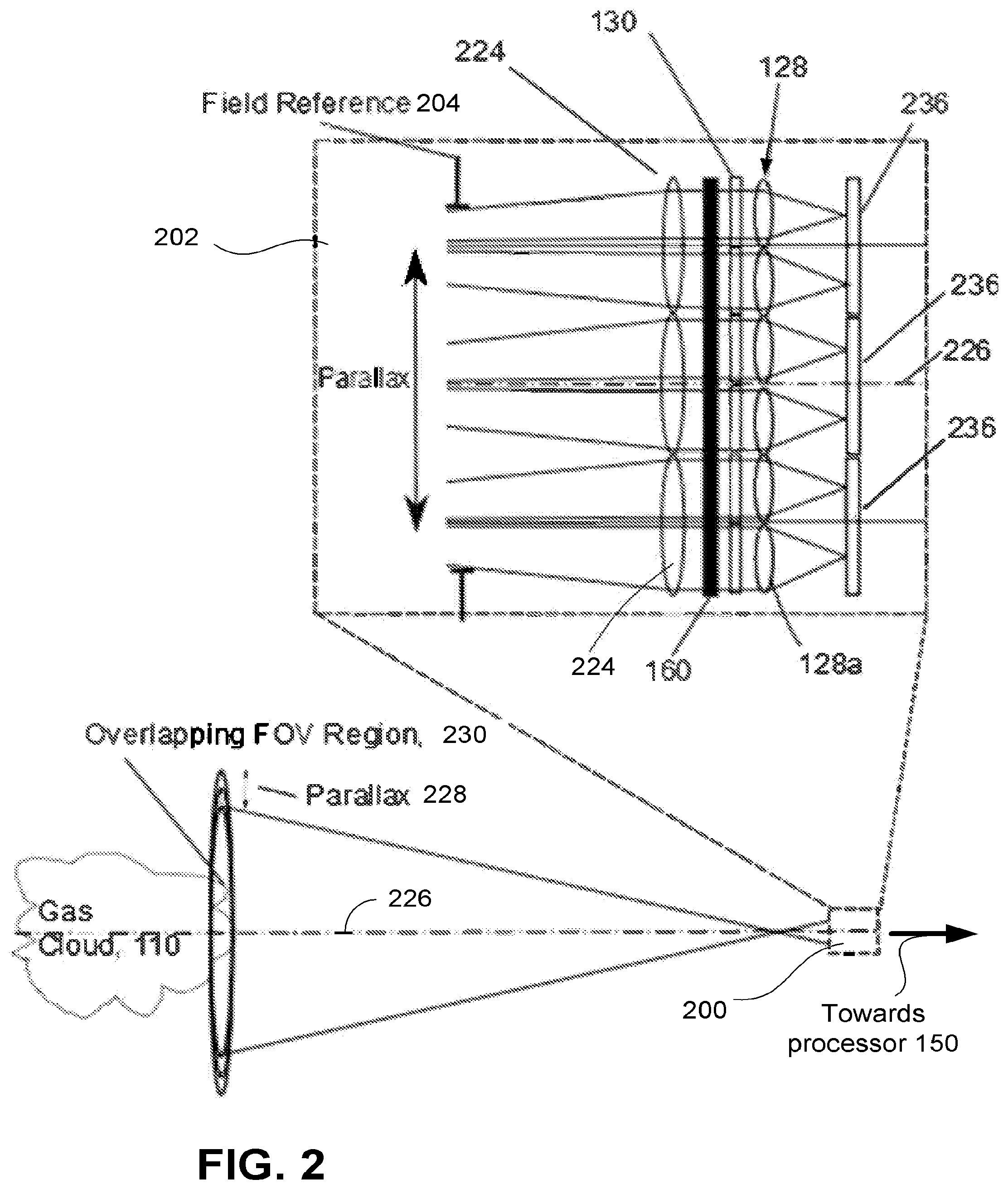 Patent US12326430 Figure 2 – Hydrogen sulfide imaging system