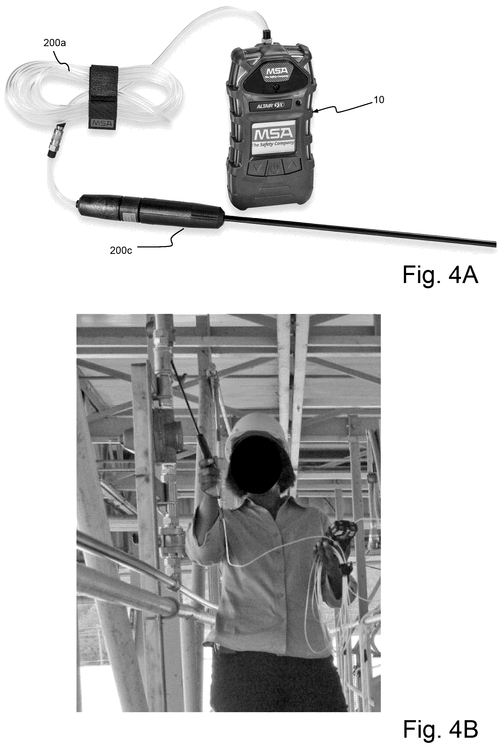 Patent US12326431 Figure 4 – Gas detector device control based upon accessory identification