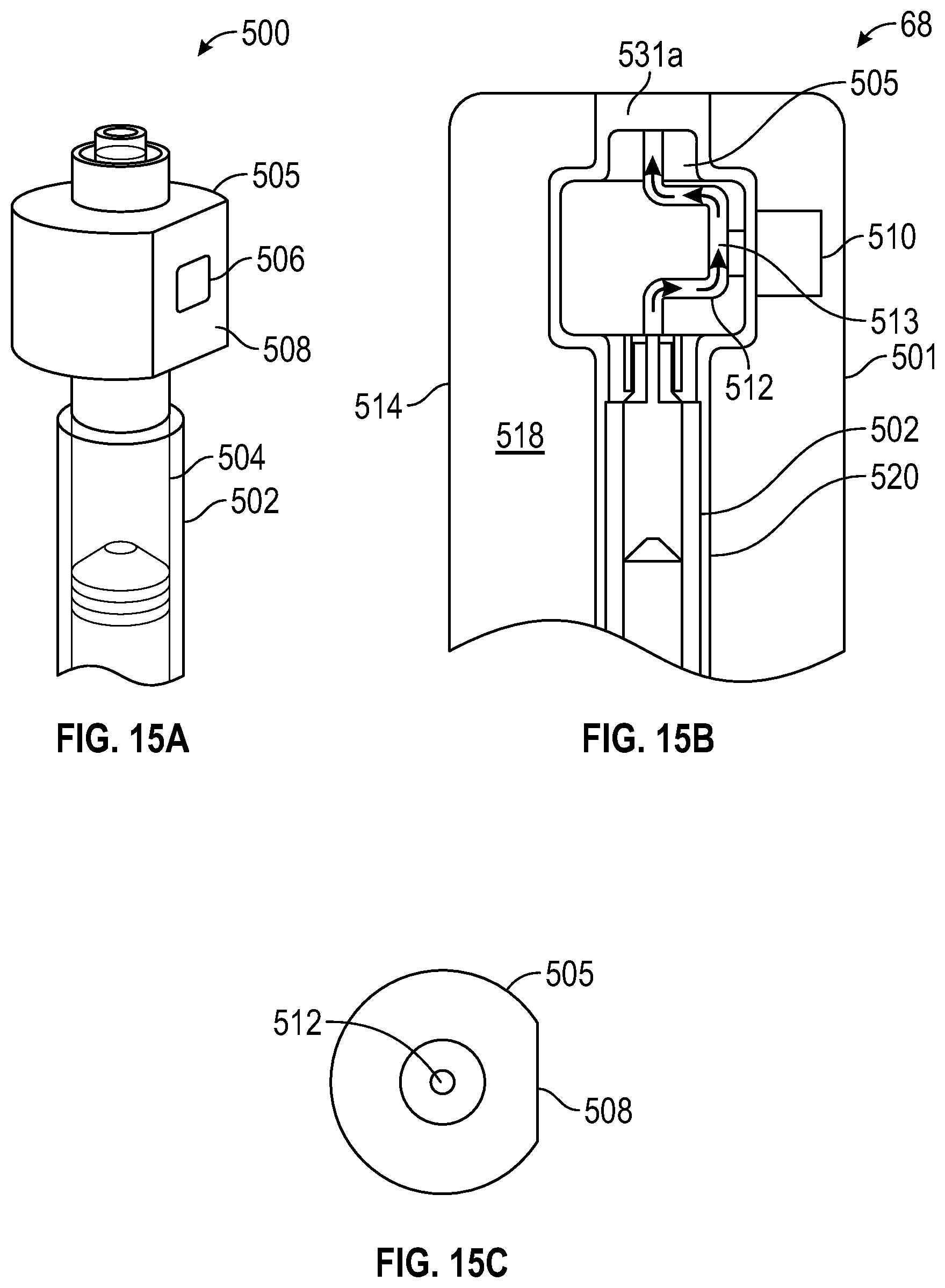 Patent US12326442 Figure 7 – Device with a fluid component assessment feature