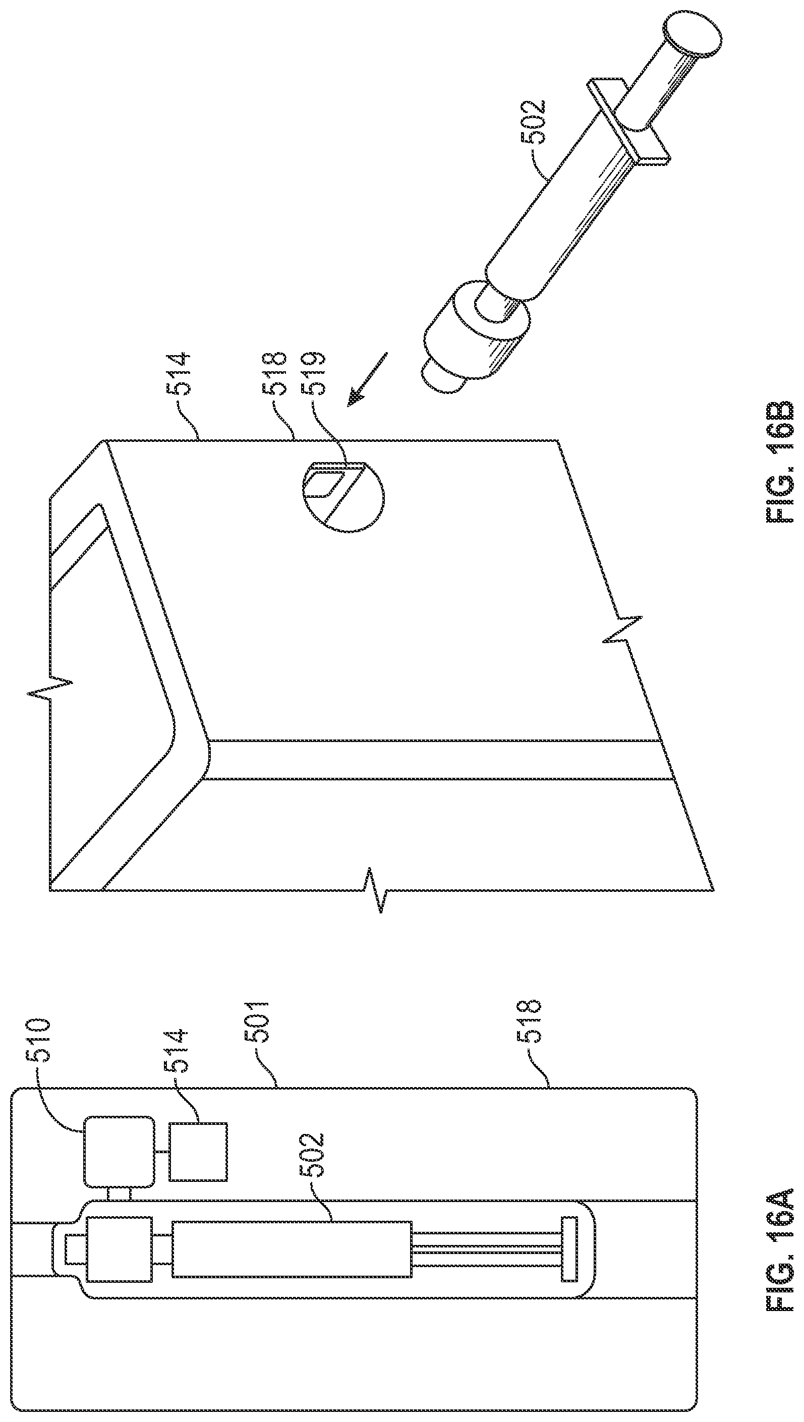 Patent US12326442 Figure 8 – Device with a fluid component assessment feature