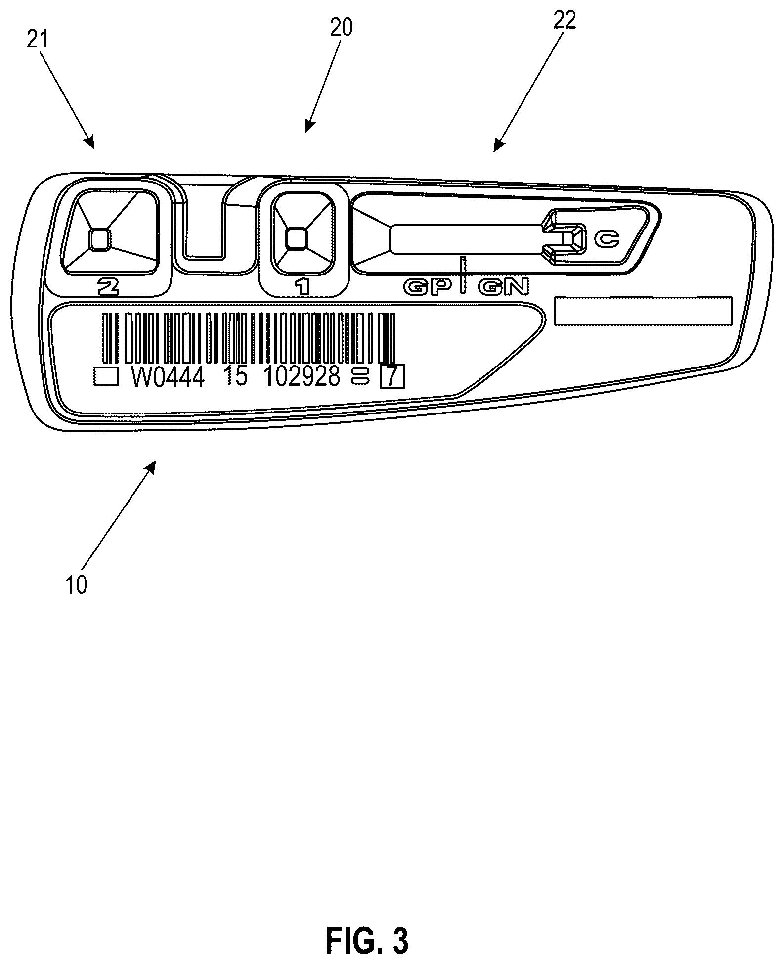 Patent US12326446 Figure 3 – Sequential lateral flow device