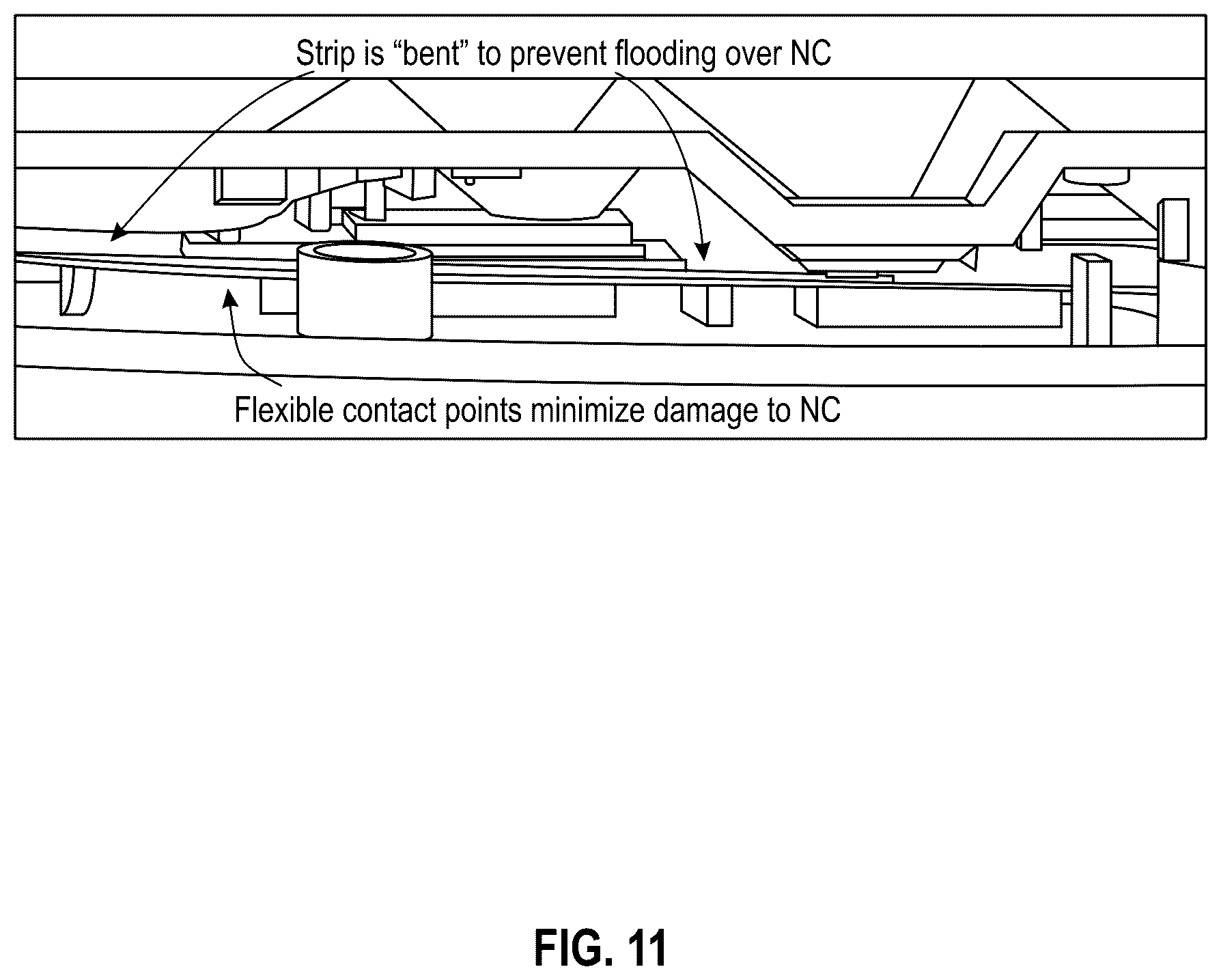 Patent US12326446 Figure 11 – Sequential lateral flow device