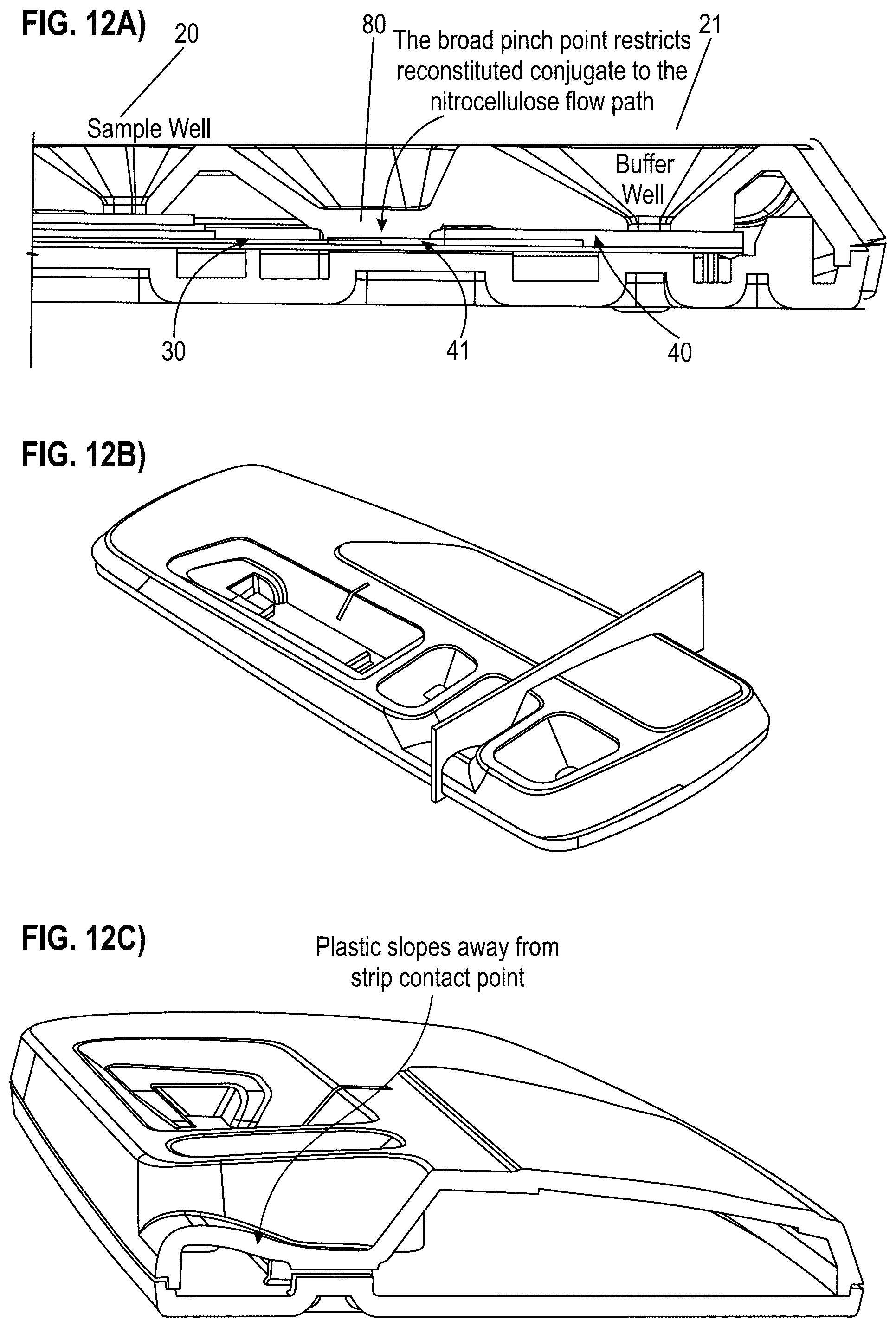 Patent US12326446 Figure 12 – Sequential lateral flow device