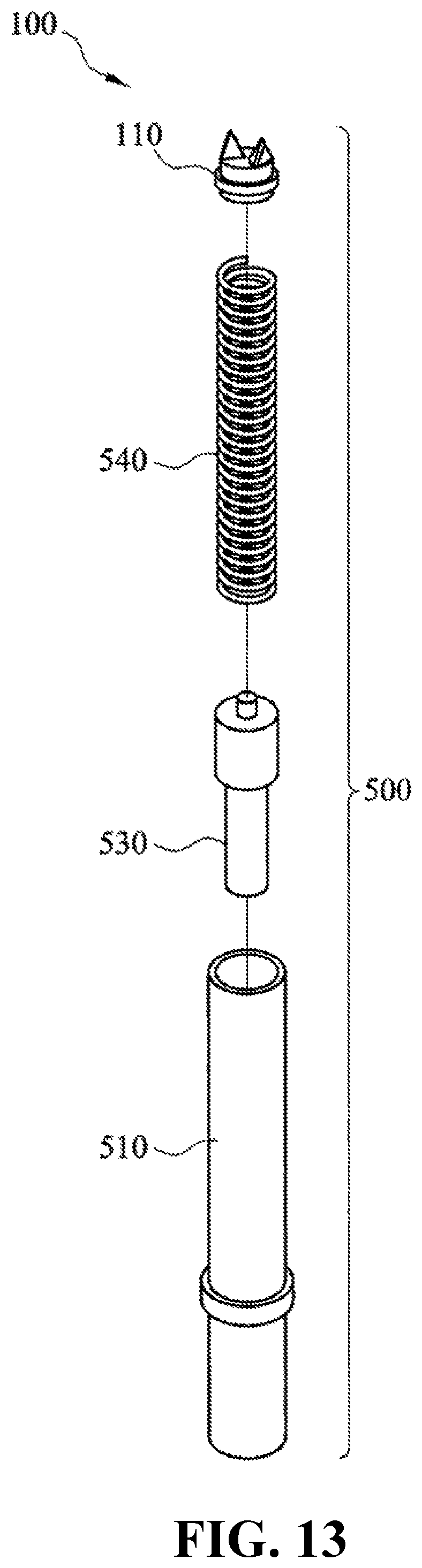 Patent US12326462 Figure 8 – Probe head and probe assembly