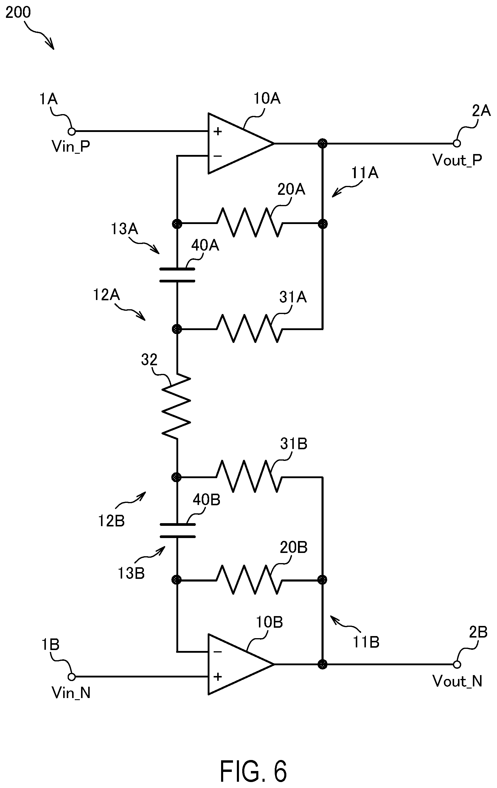 Patent US12326464 Figure 6 – Amplifier circuit and measurement apparatus