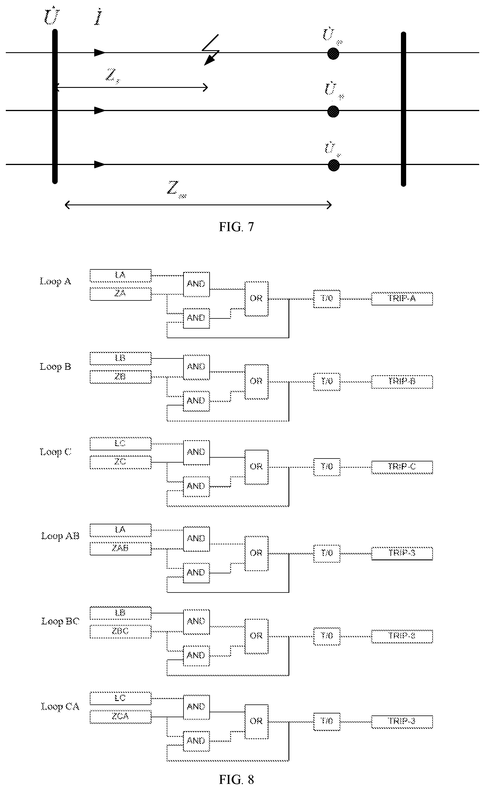 Patent US12326469 Figure 4 – Method of determining line fault of power system