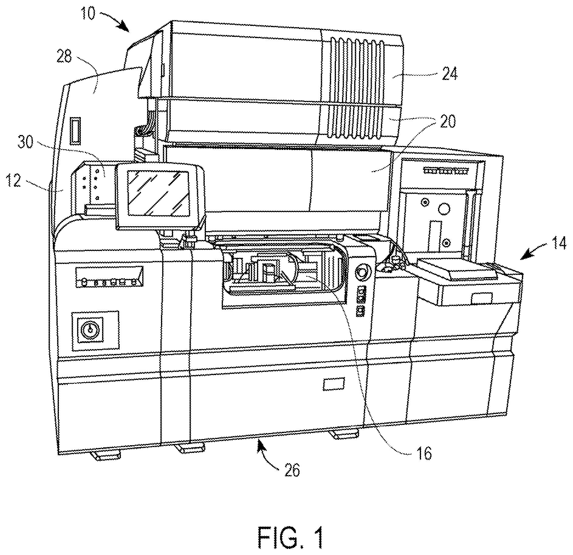 Patent US12326472 Figure 1 – System for testing an integrated circuit of a device and its method of use