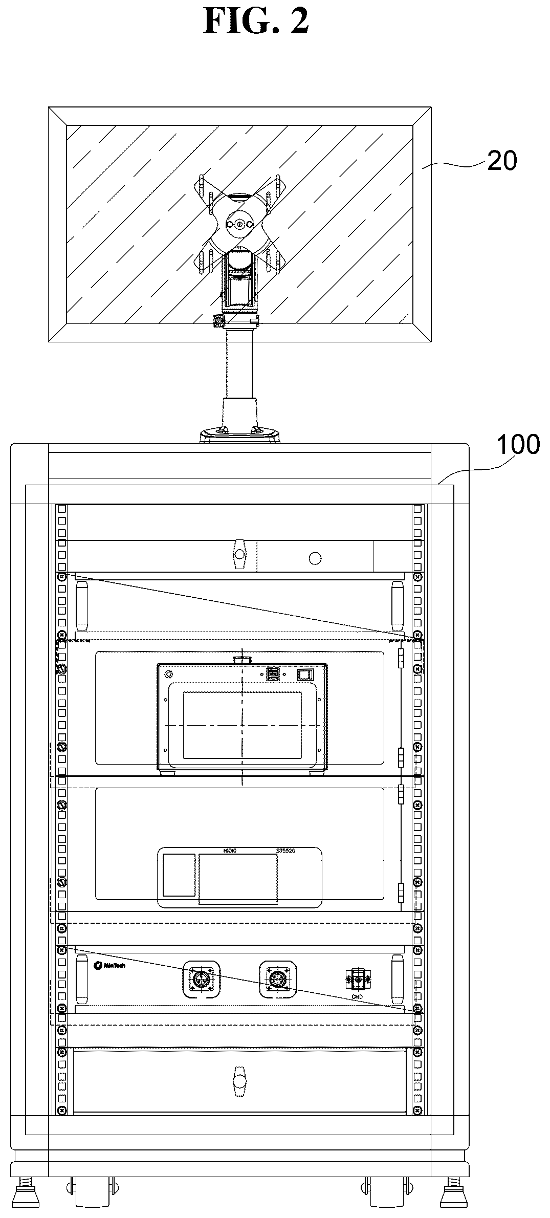 Patent US12326475 Figure 2 – Battery electric flow test system and method