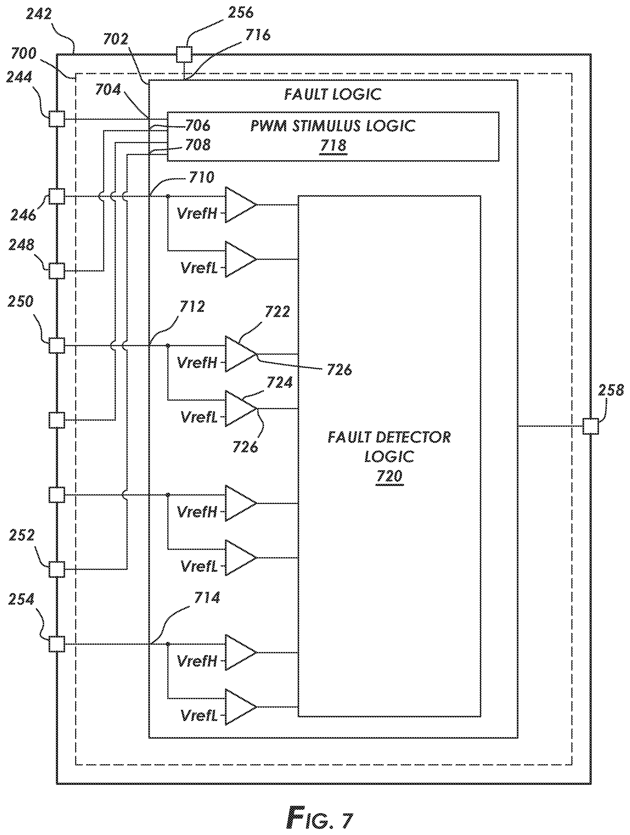 Patent US12326478 Figure 7 – Multiphase trans-inductor voltage regulator fault diagnostic