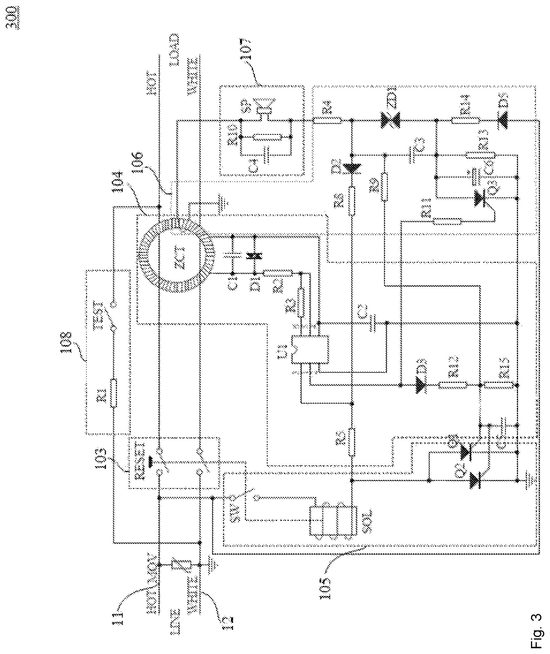 Patent US12326479 Figure 3 – Leakage current detection and interruption device and related electrical connectors and electrical appliances