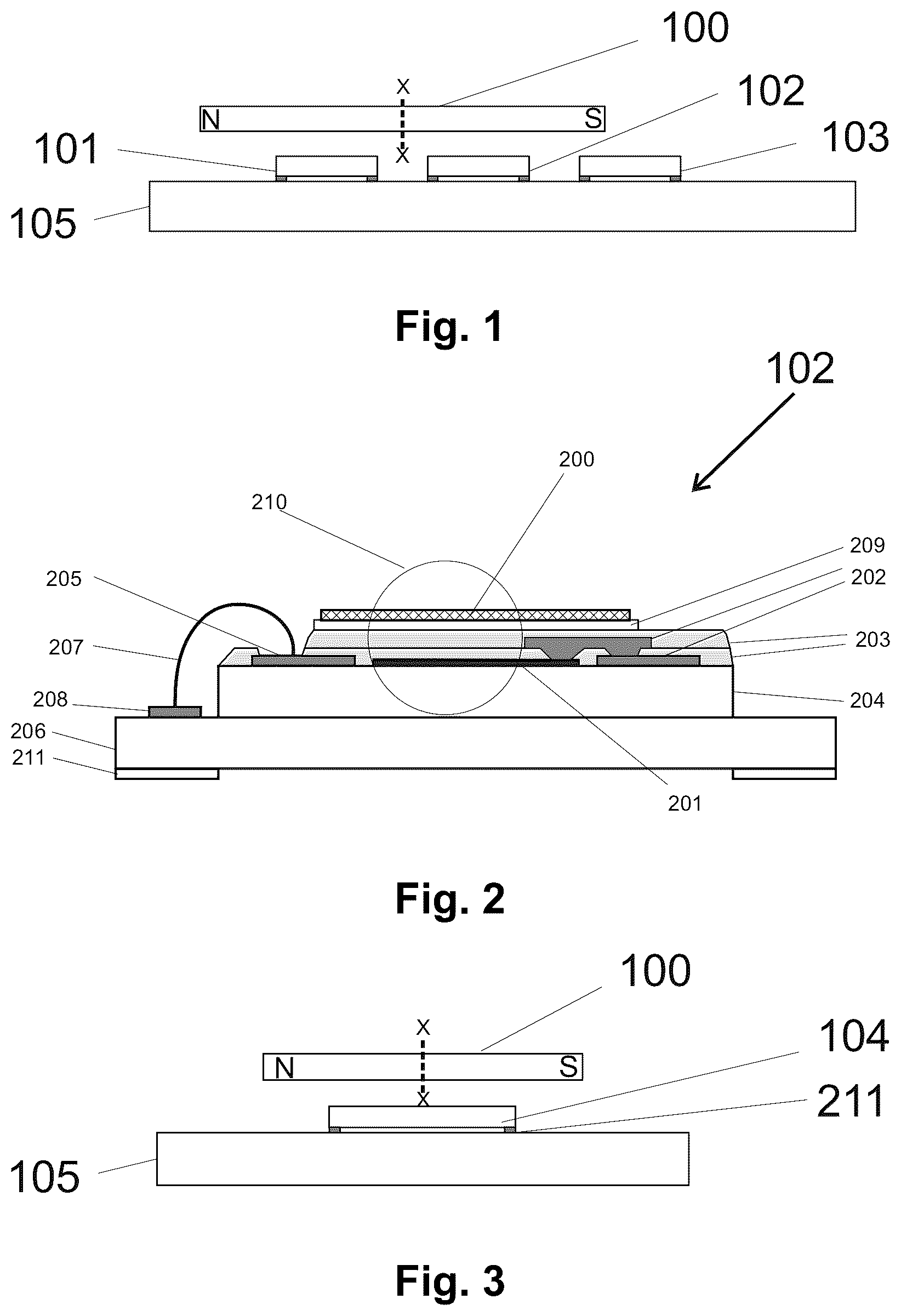 Patent US12326482 Figure 1 – Magnetic system for counting rotations having increased stability against magnetic interference fields