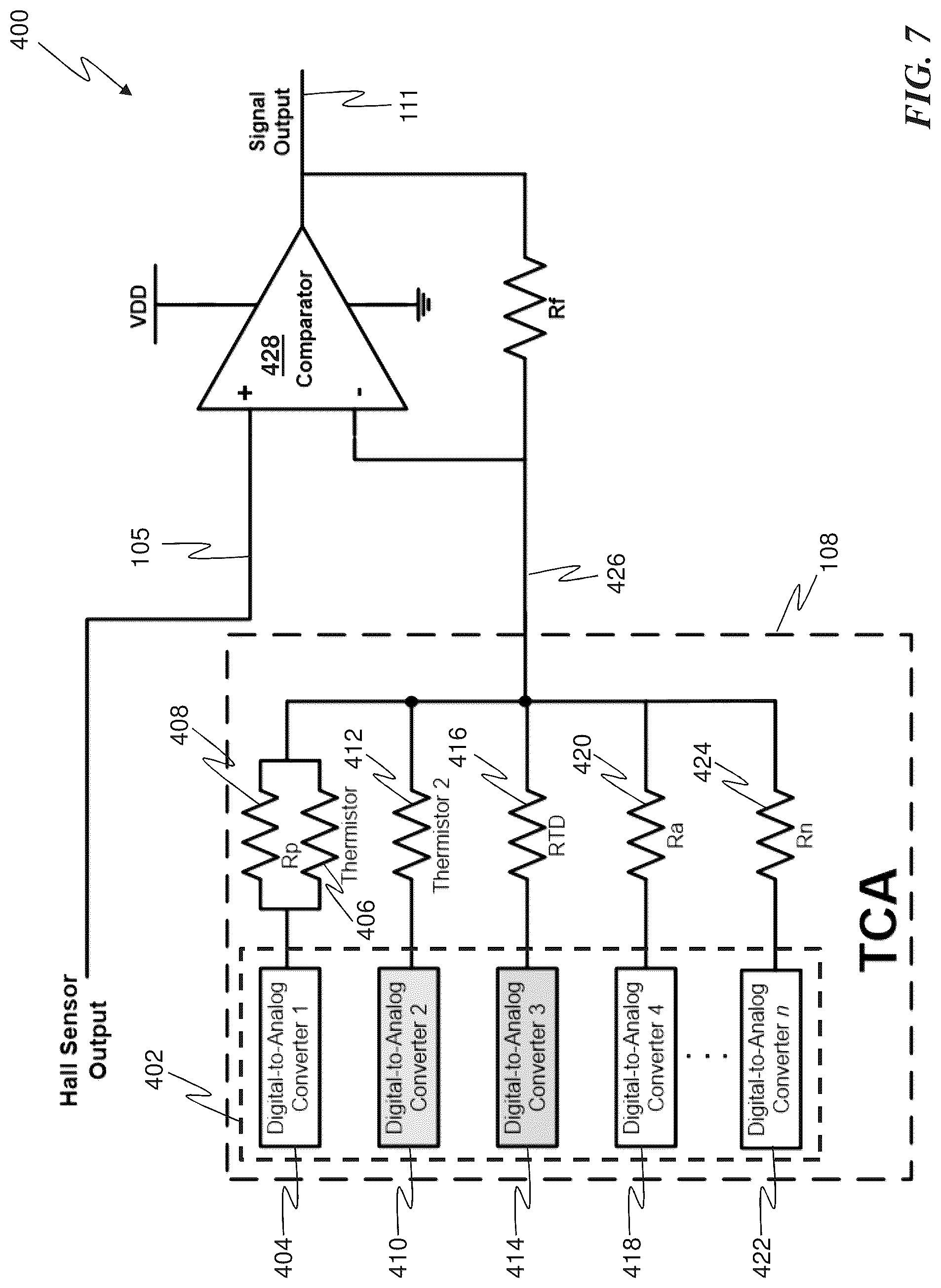 Patent US12326485 Figure 9 – Temperature compensation method for hall effect proximity sensors