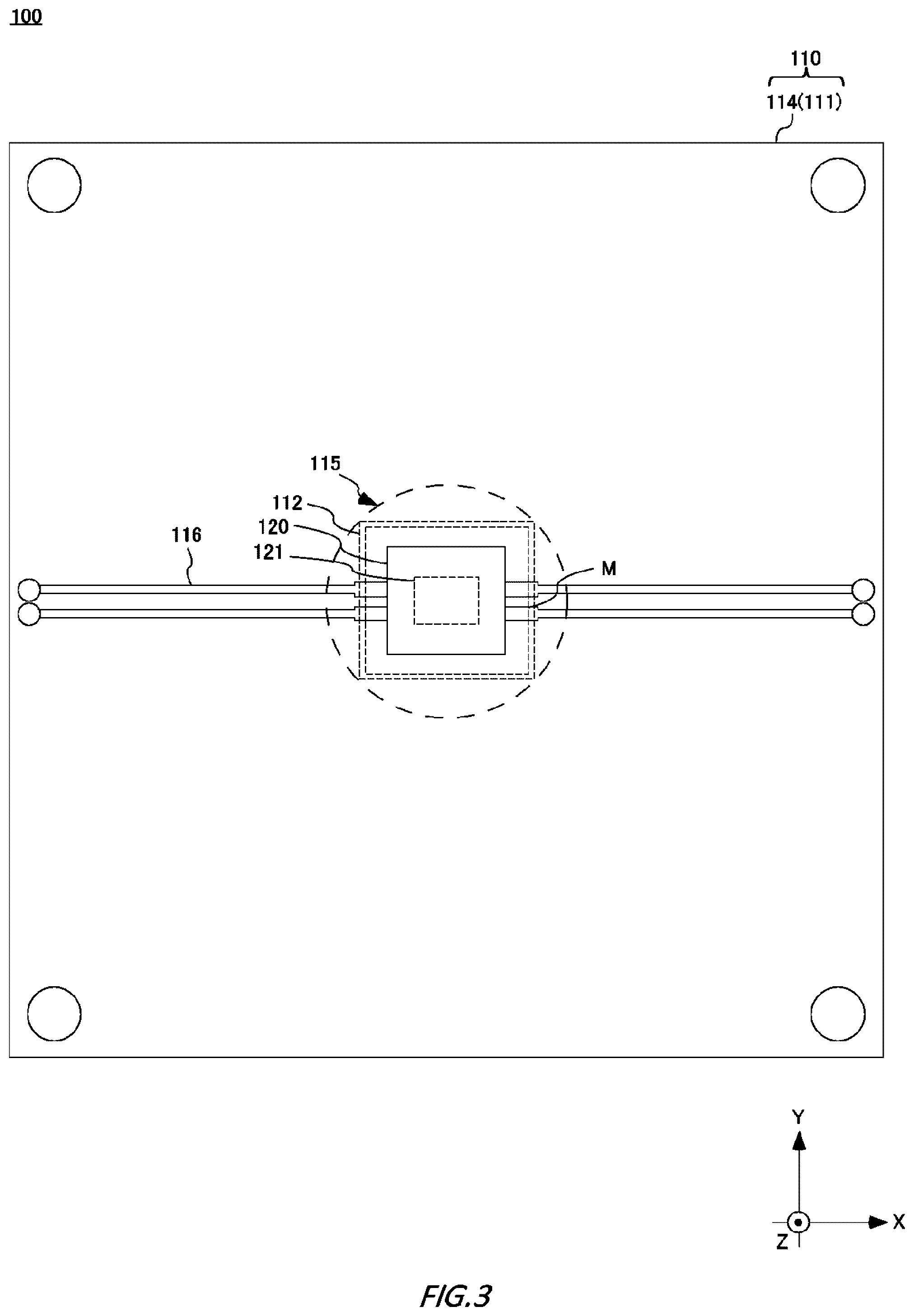 Patent US12326488 Figure 3 – Magnetic detection device, magnetic detection unit, magnetic detection system, and method for manufacturing magnetic detection unit
