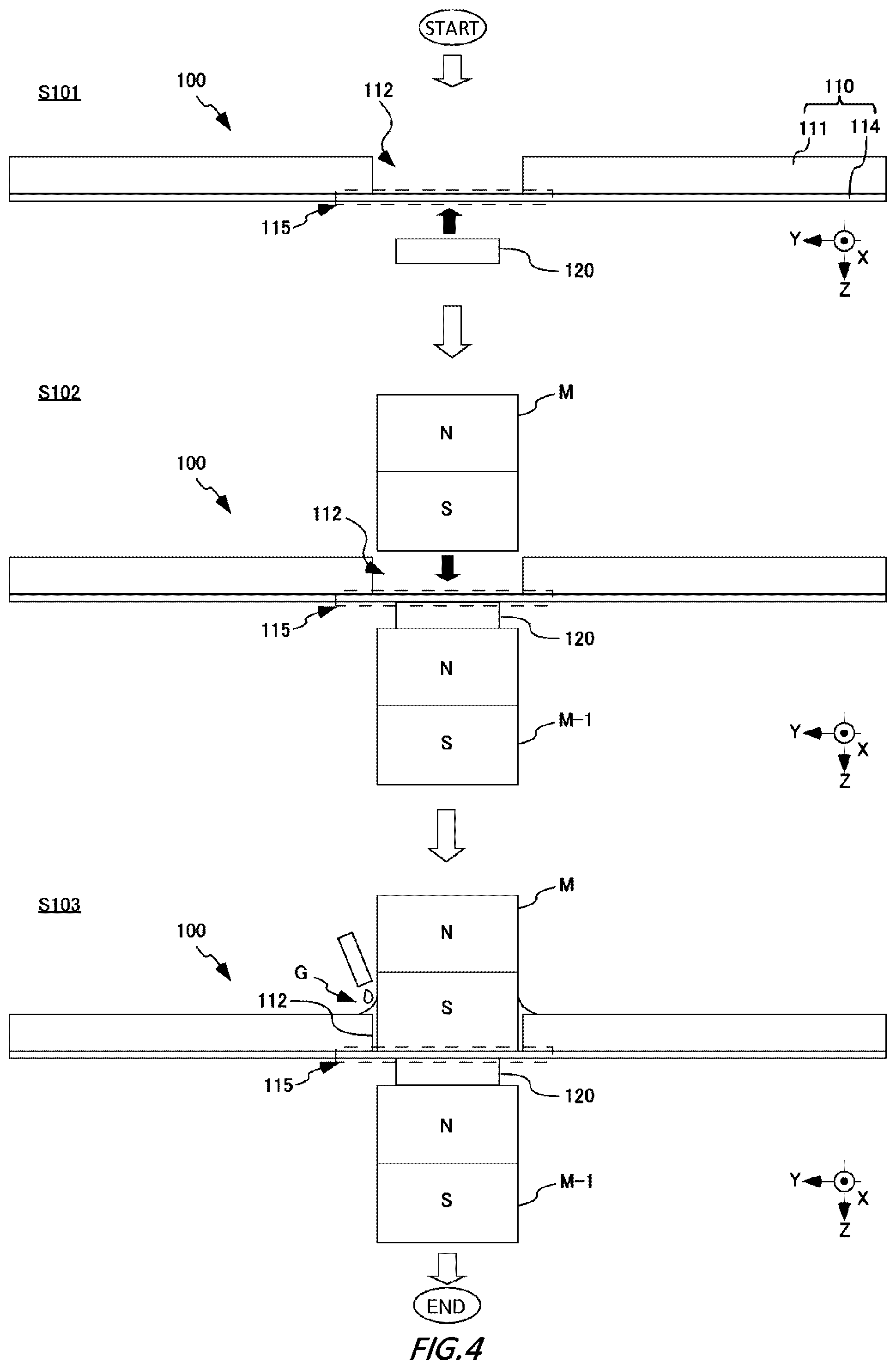 Patent US12326488 Figure 4 – Magnetic detection device, magnetic detection unit, magnetic detection system, and method for manufacturing magnetic detection unit