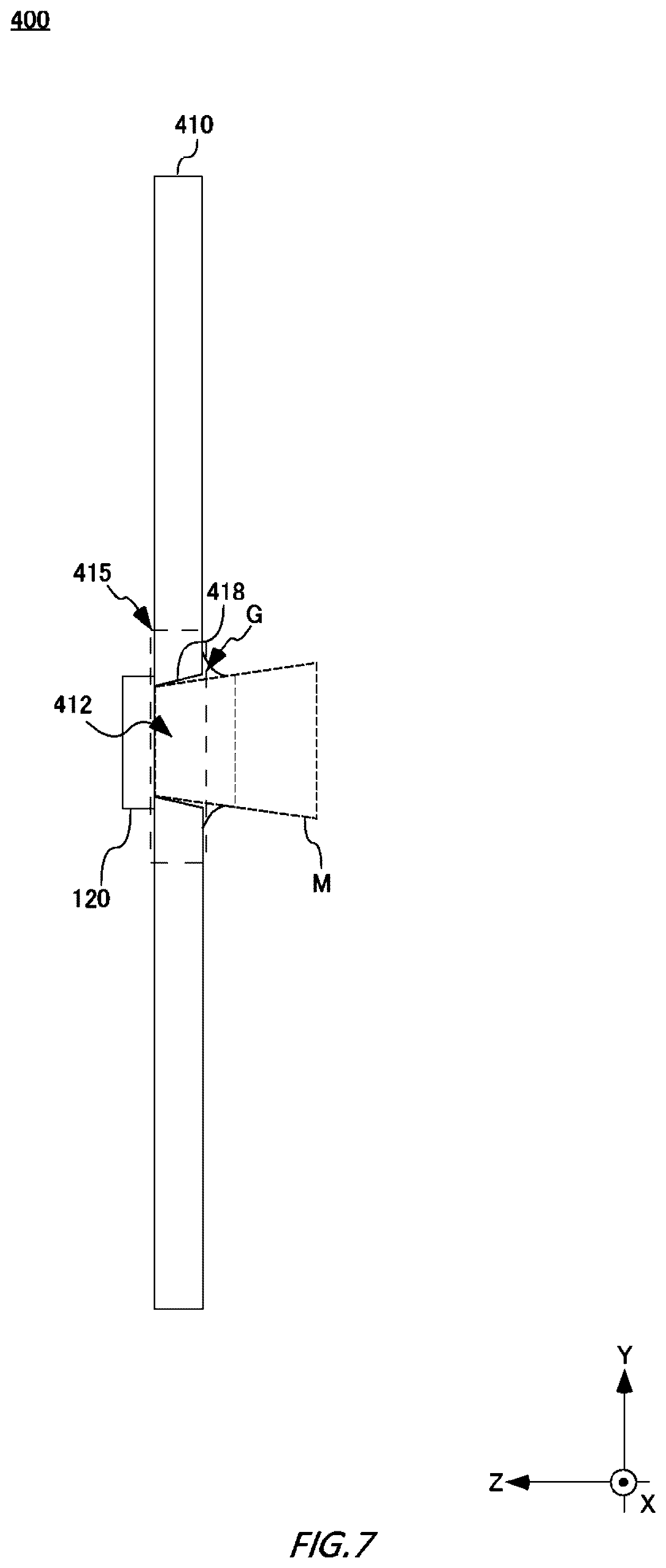 Patent US12326488 Figure 7 – Magnetic detection device, magnetic detection unit, magnetic detection system, and method for manufacturing magnetic detection unit