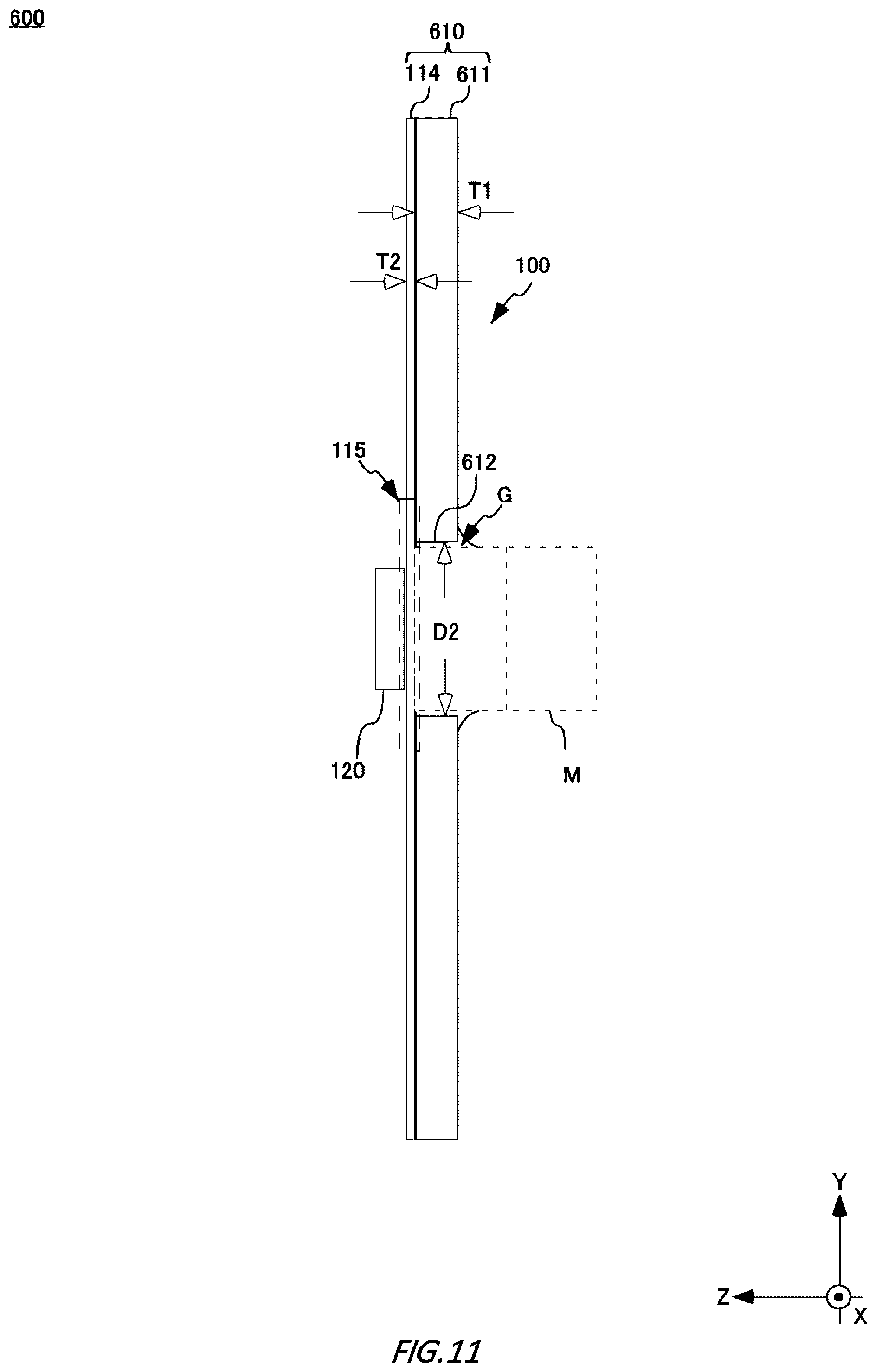 Patent US12326488 Figure 11 – Magnetic detection device, magnetic detection unit, magnetic detection system, and method for manufacturing magnetic detection unit