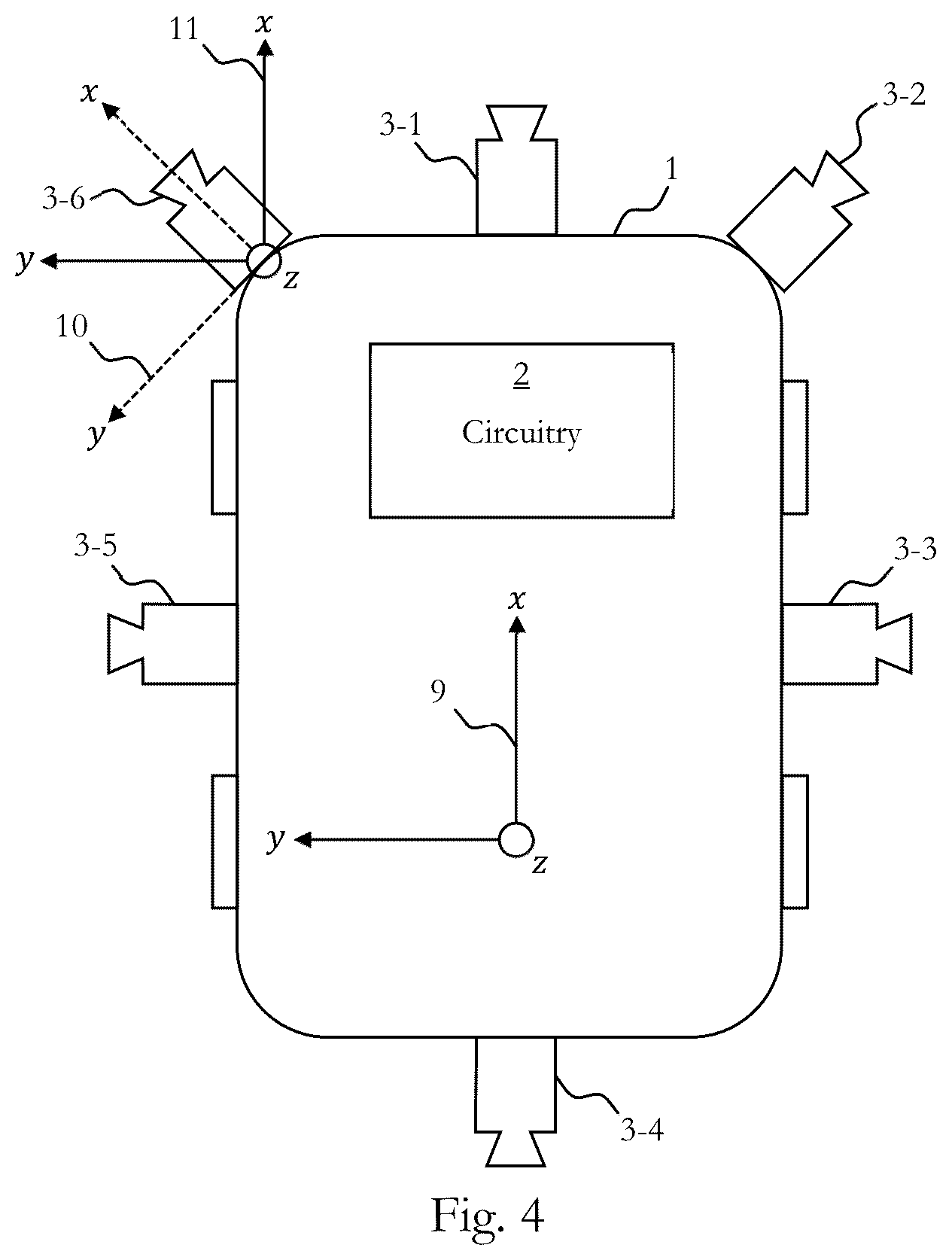 Patent US12326497 Figure 3 – Circuitry and method