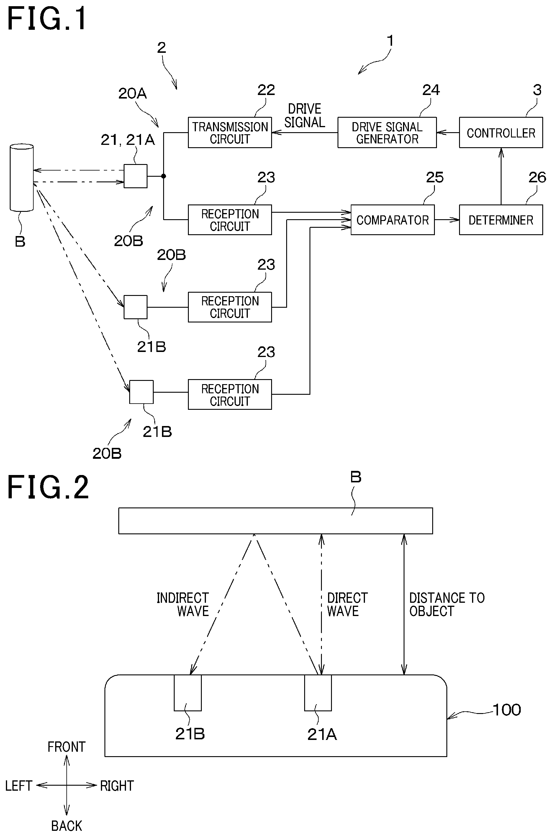 Patent US12326502 — Object detection device — Figure 1