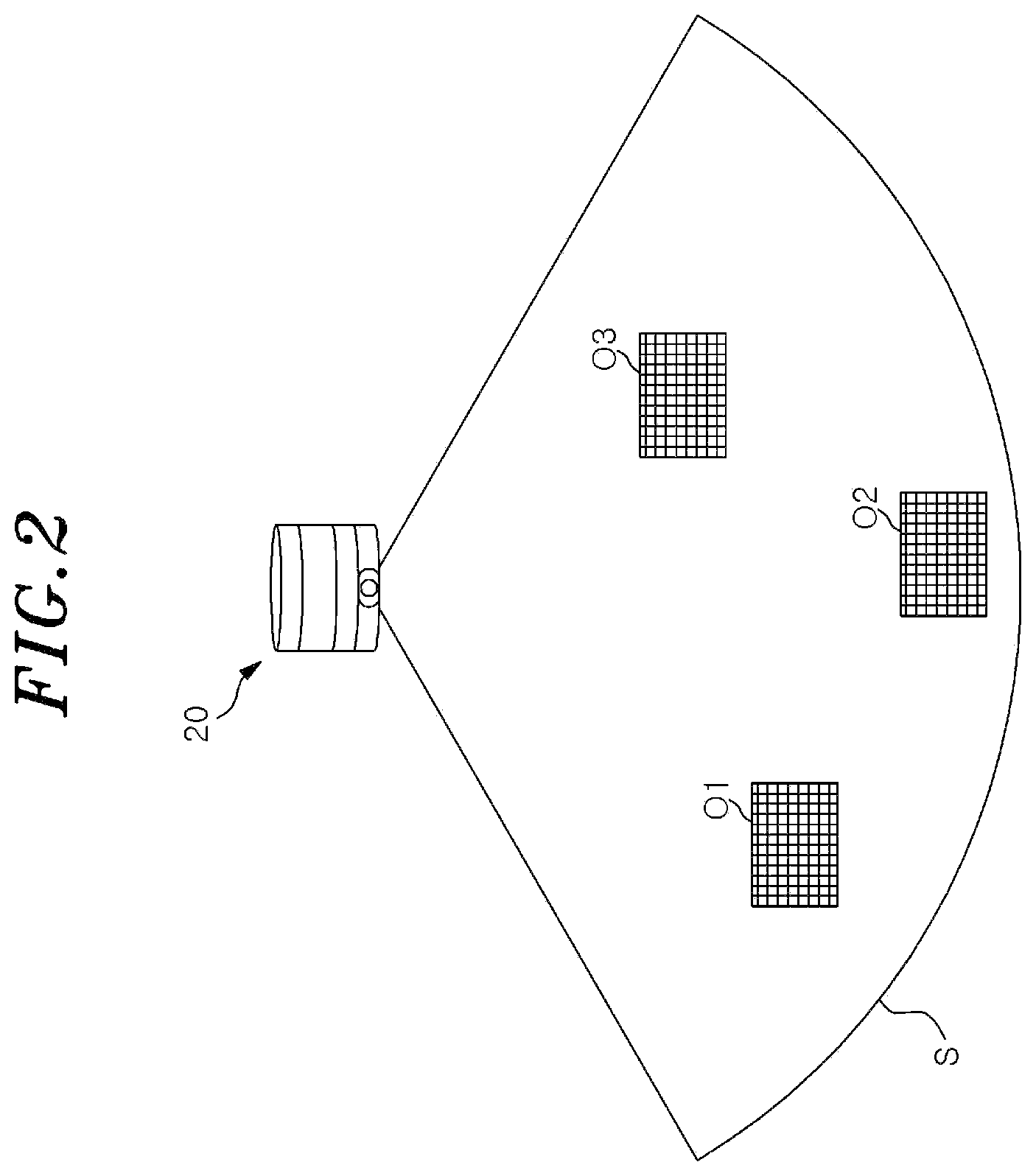 Patent US12326505 Figure 2 – Object shape detection apparatus and method