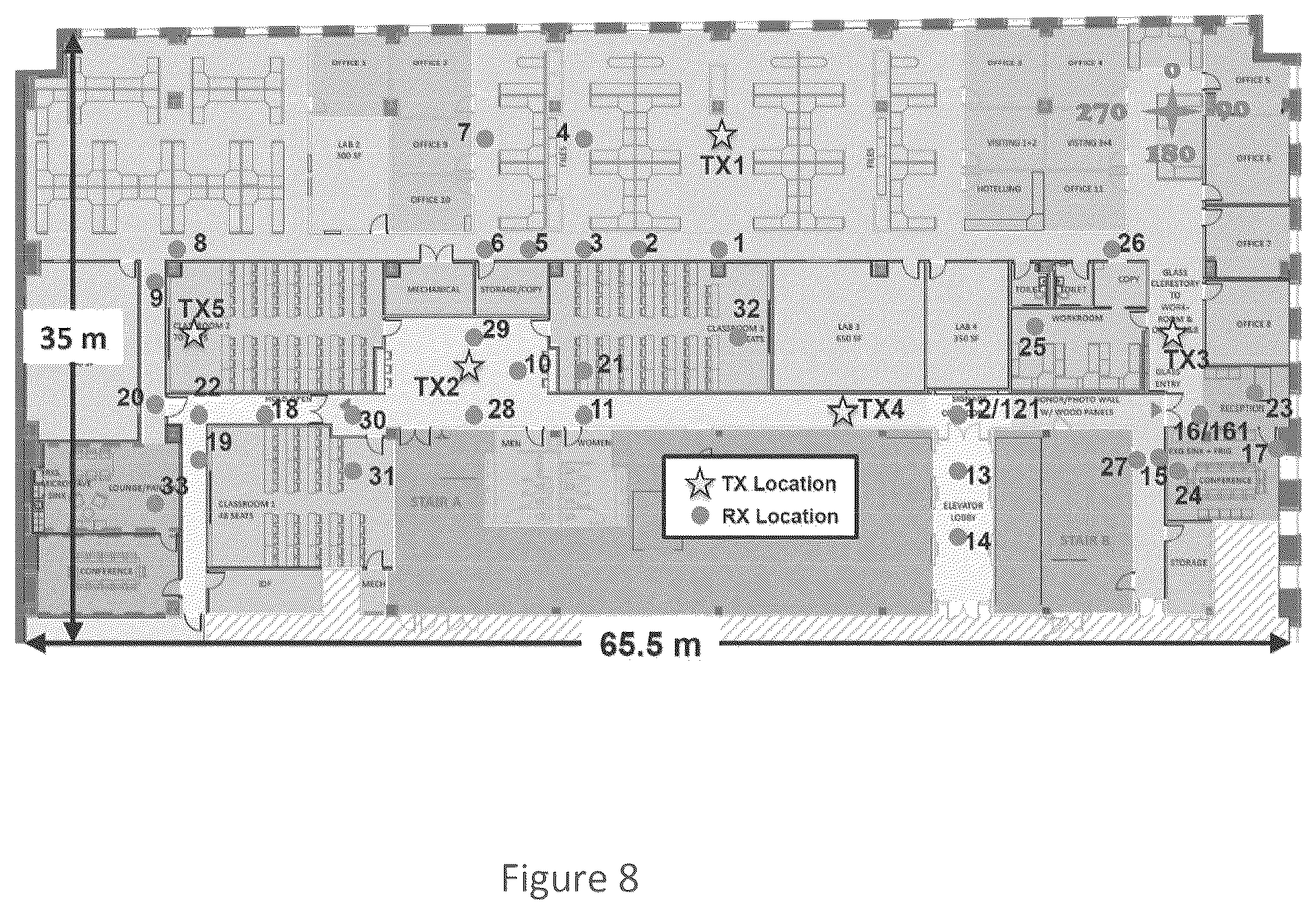 Patent US12326511 Figure 8 – System, method and computer-accessible medium for real time imaging using a portable device