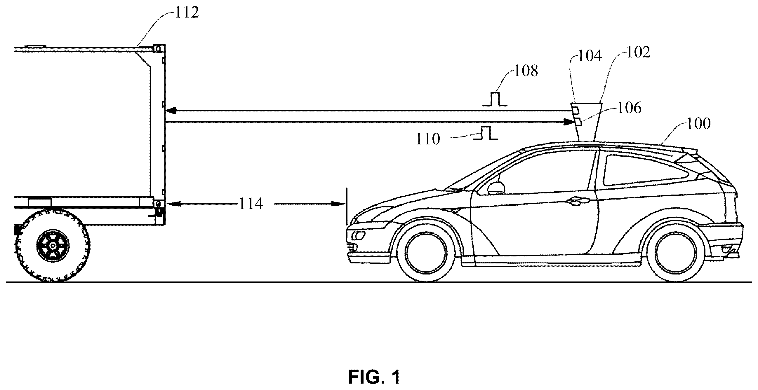 Patent US12326520 Figure 1 – Scanning fiber transmitter for distance detection