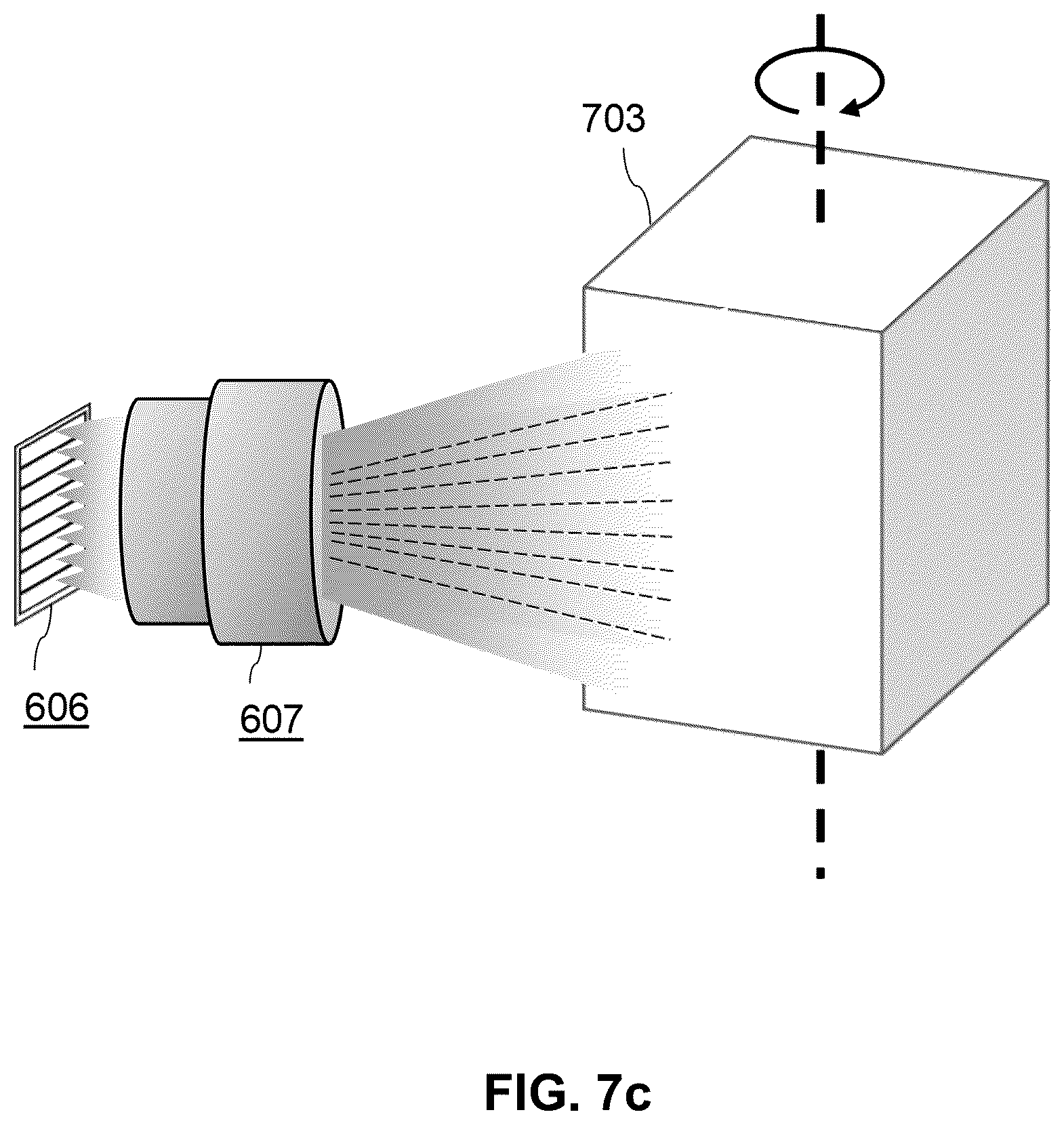 Patent US12326522 Figure 12 – Switchable coherent pixel array for frequency modulated continuous wave light detection and ranging