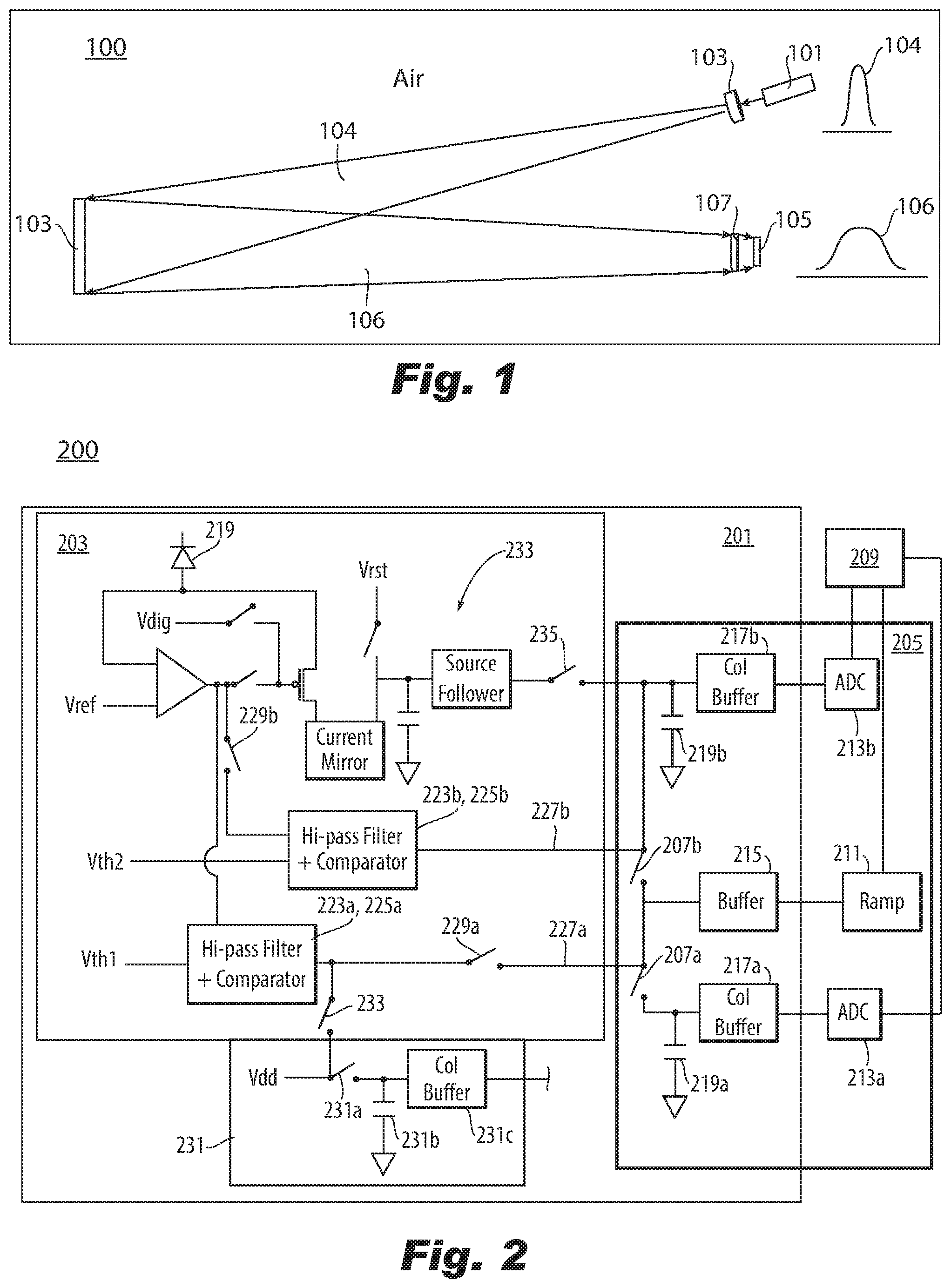 Patent US12326525 — Detection pixels and pixel systems — Figure 1